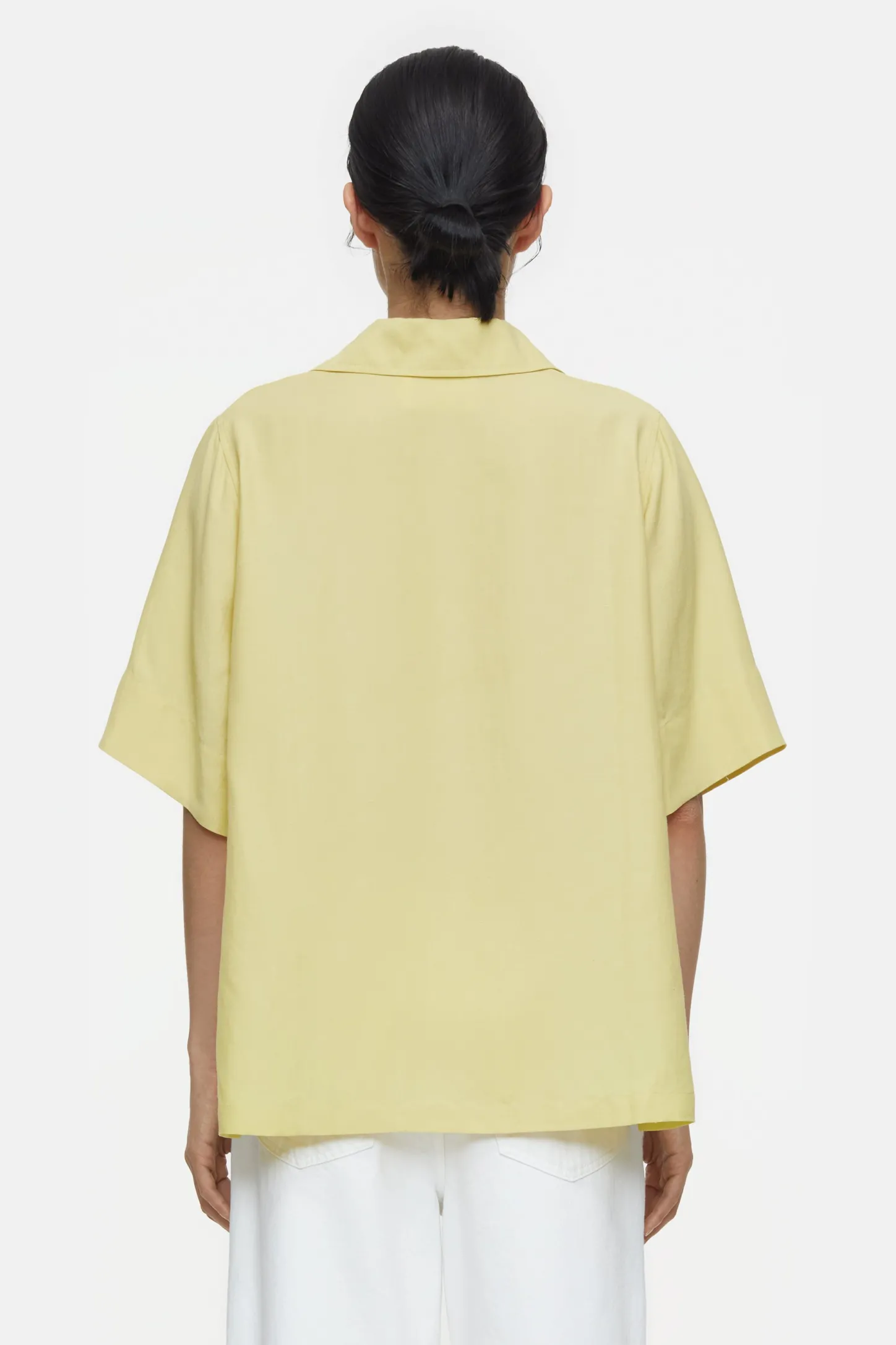 CLOSED Overhemden En Blouses>Tuniek Met Korte Mouwen Calamatta Geel