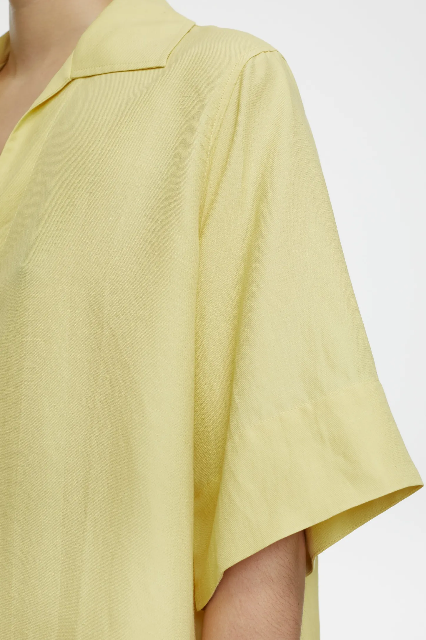CLOSED Overhemden En Blouses>Tuniek Met Korte Mouwen Calamatta Geel