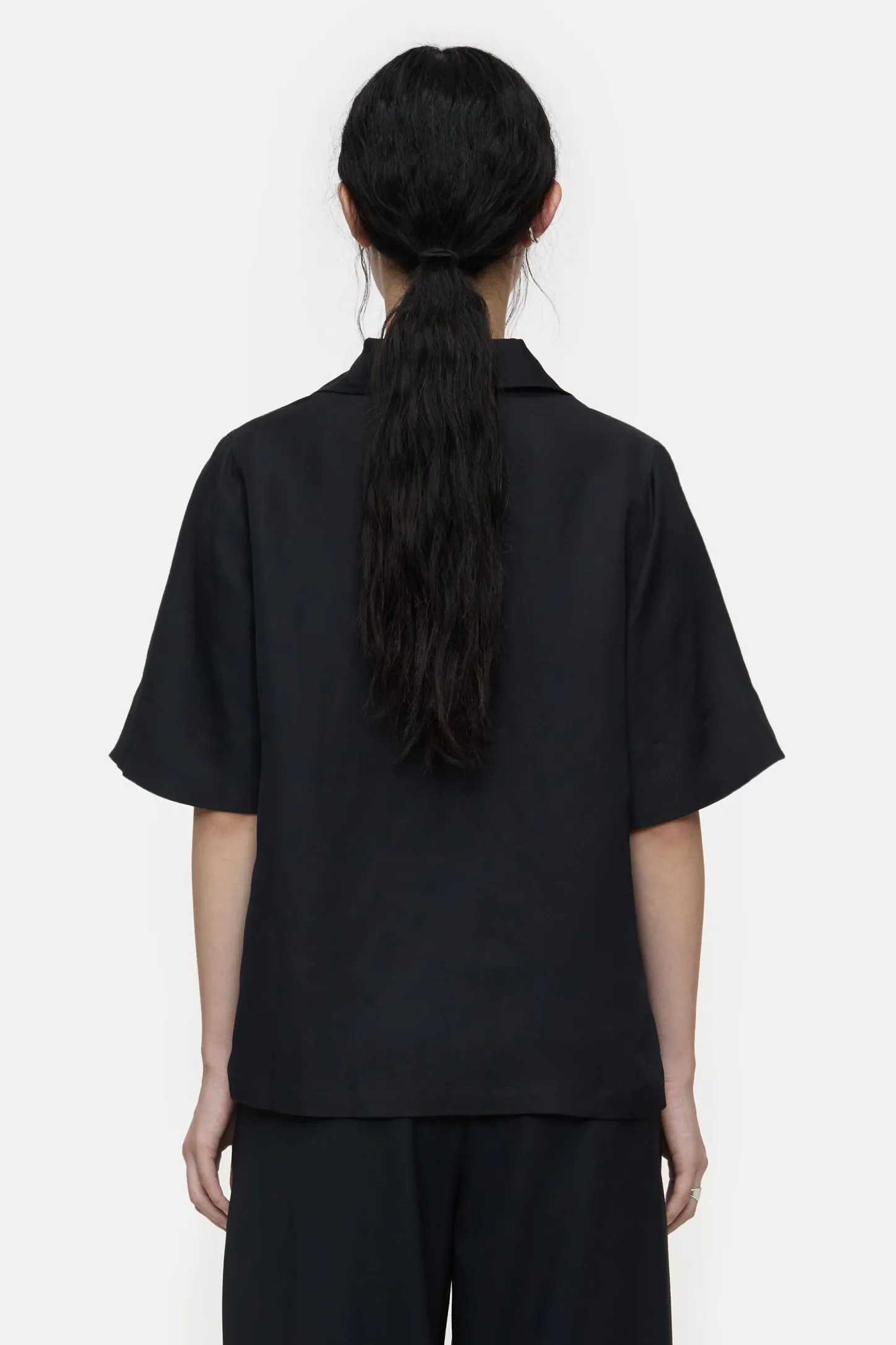 CLOSED Overhemden En Blouses>Tuniek Met Korte Mouwen Zwart