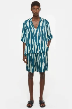 CLOSED Overhemden En Blouses>Tuniektop Met Print Middernacht Meer