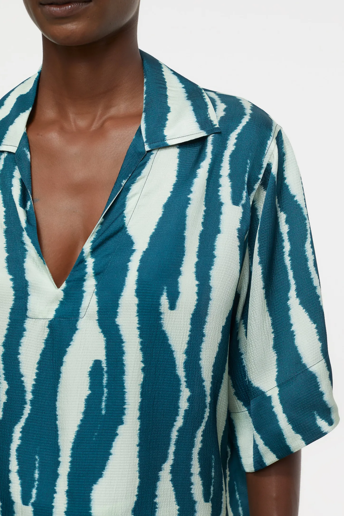 CLOSED Overhemden En Blouses>Tuniektop Met Print Middernacht Meer