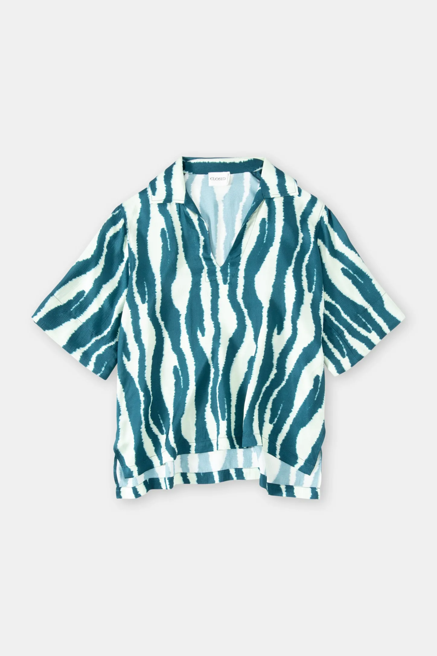 CLOSED Overhemden En Blouses>Tuniektop Met Print Middernacht Meer