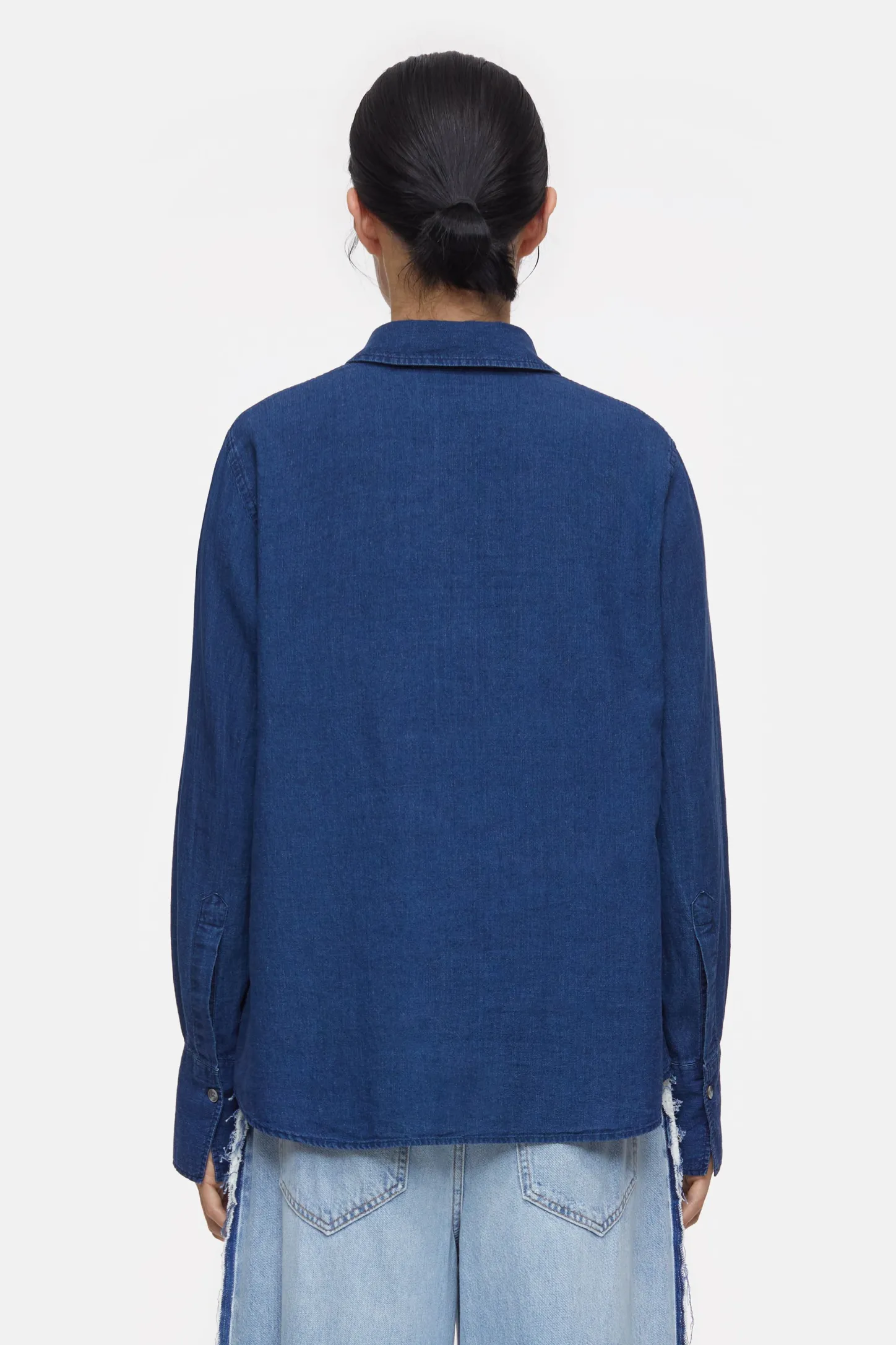 CLOSED Overhemden En Blouses>Tuniektopje Van Linnenmix Donkerblauw