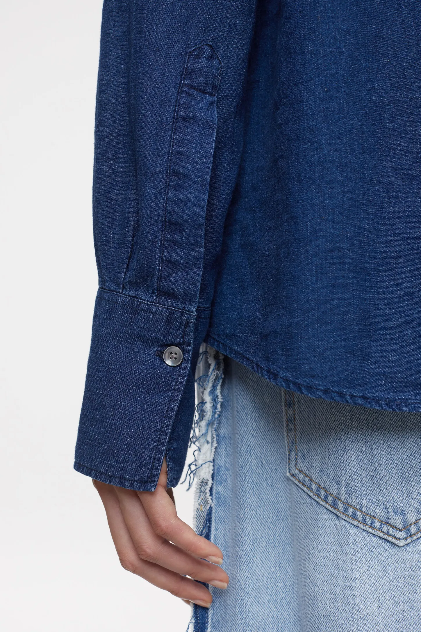 CLOSED Overhemden En Blouses>Tuniektopje Van Linnenmix Donkerblauw