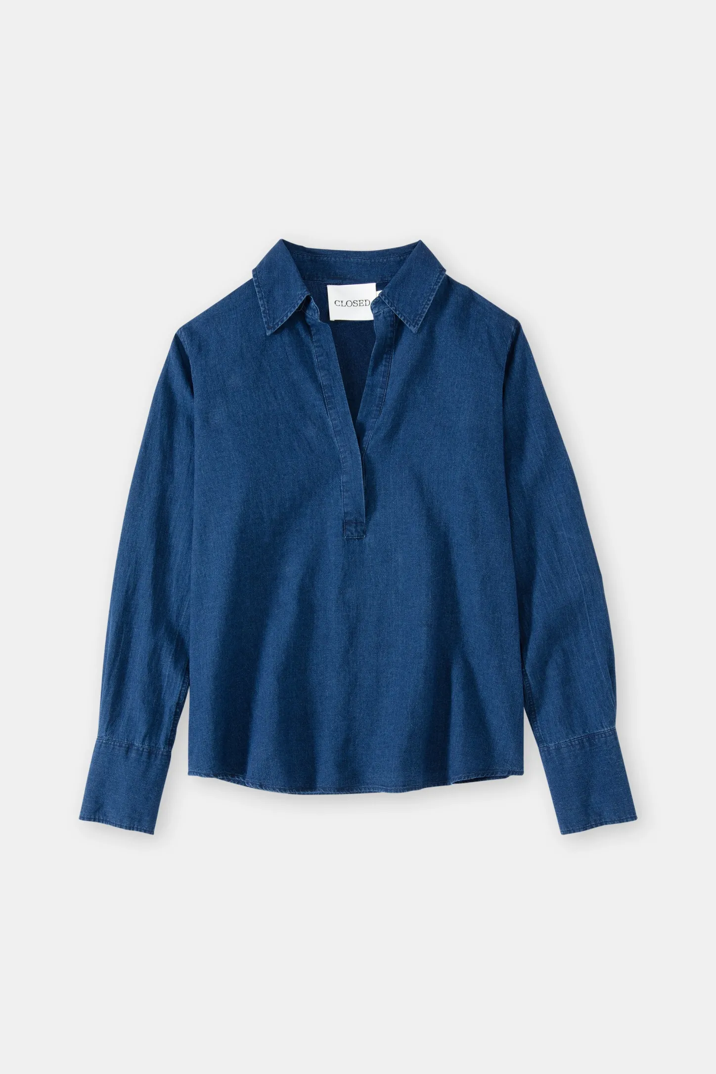 CLOSED Overhemden En Blouses>Tuniektopje Van Linnenmix Donkerblauw