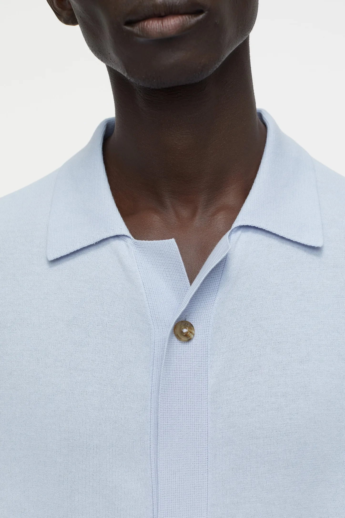 CLOSED Breisels>Vest In Polostijl Horizonblauw