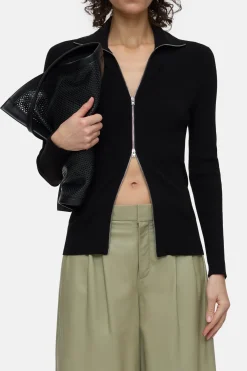 CLOSED Breisels>Vest Met Col Zwart