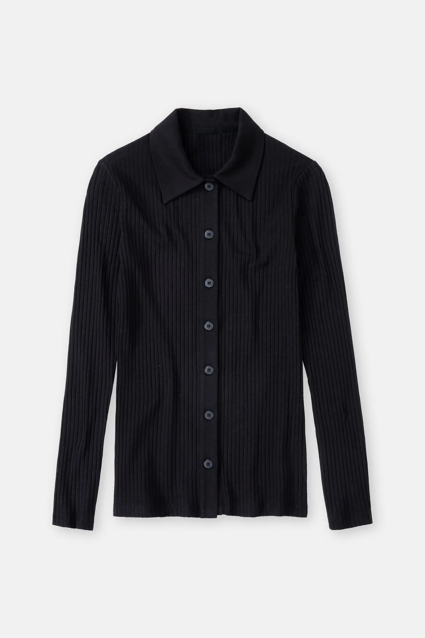CLOSED T-Shirts>Vest Met Polokraag Zwart