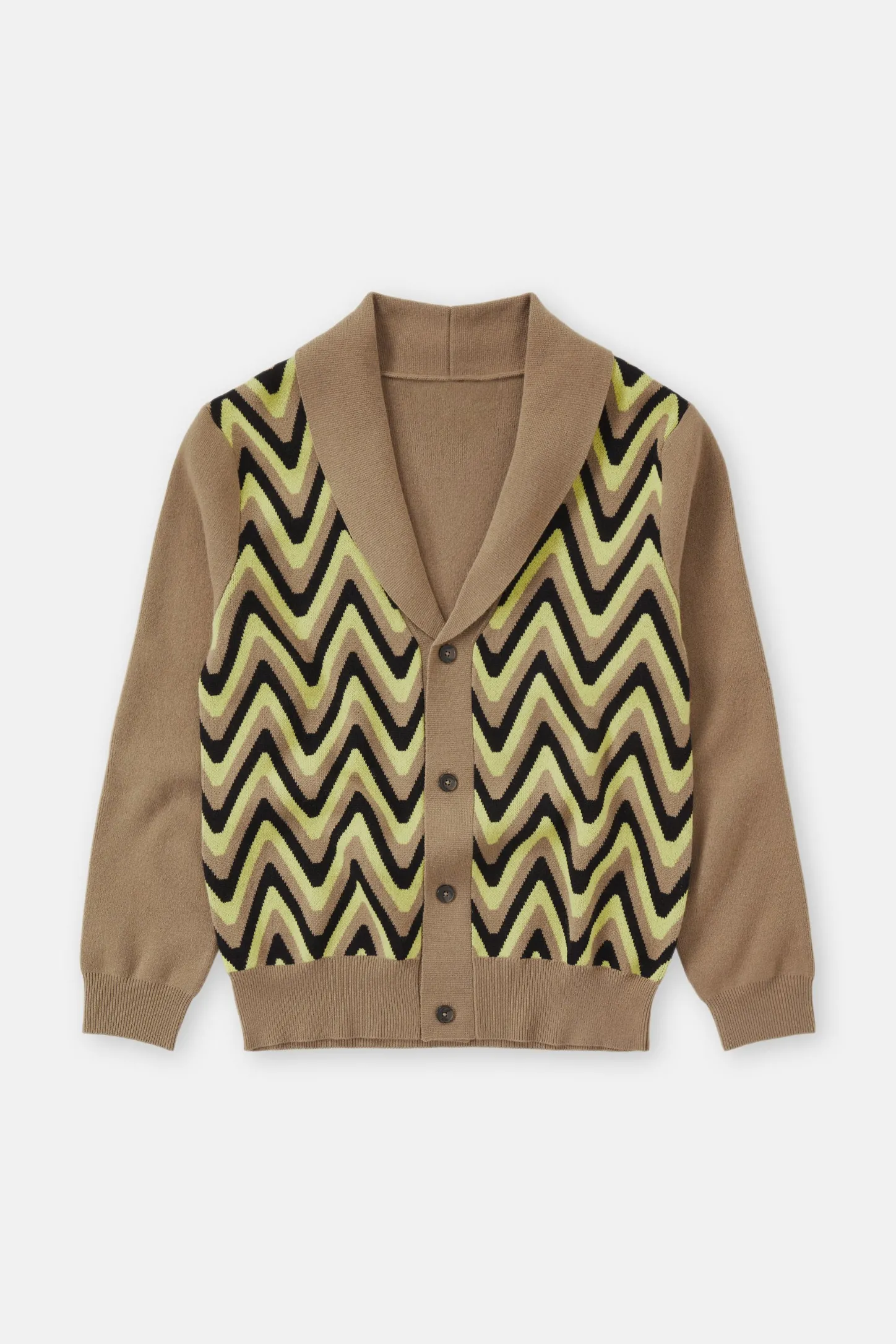 CLOSED Breisels>Vest Van Kasjmiermix Primair Geel