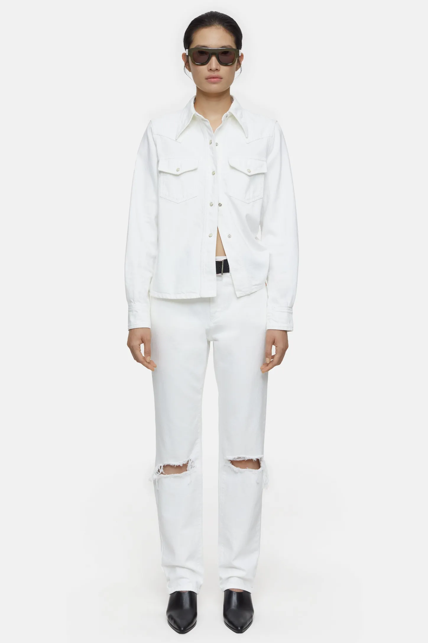 CLOSED Overhemden En Blouses>Westerse Denimblouse Verstand