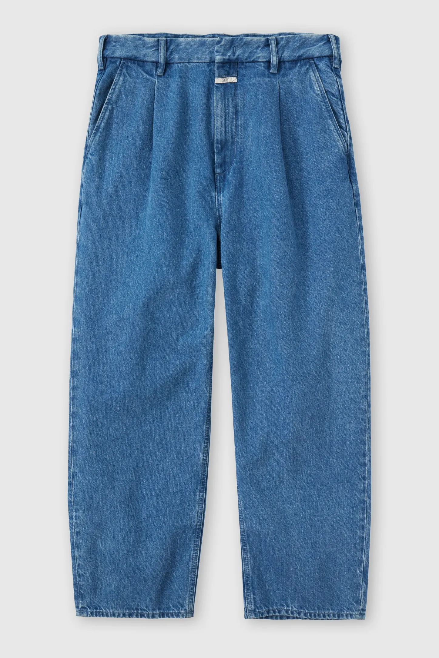CLOSED 5-Pocketsjeans>Wijde Broek - Stijlnaam Blomberg Wijd Midden Blauw