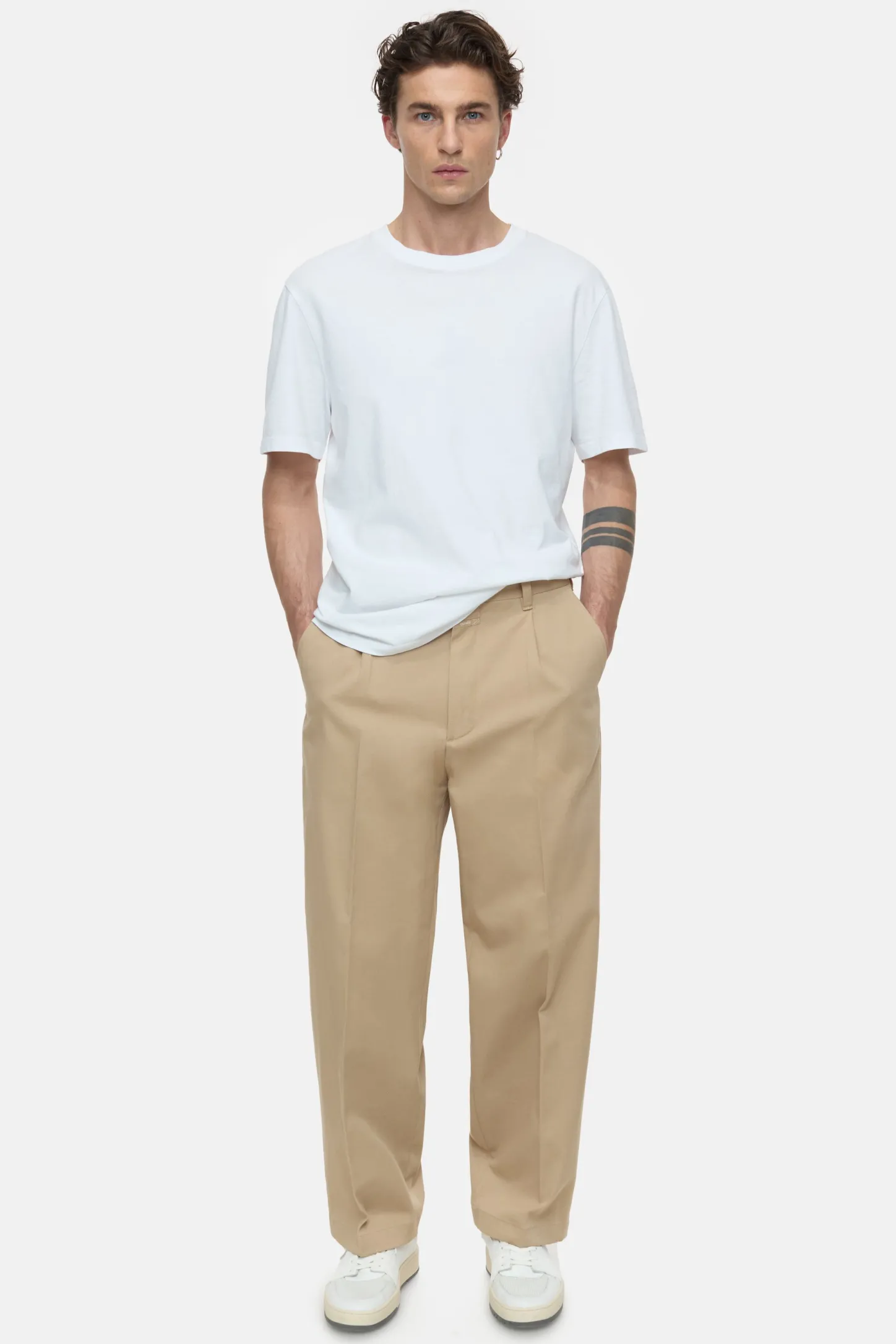 CLOSED Broek>Wijde Broek - Stijlnaam Blomberg Wijd Stedelijk Beige