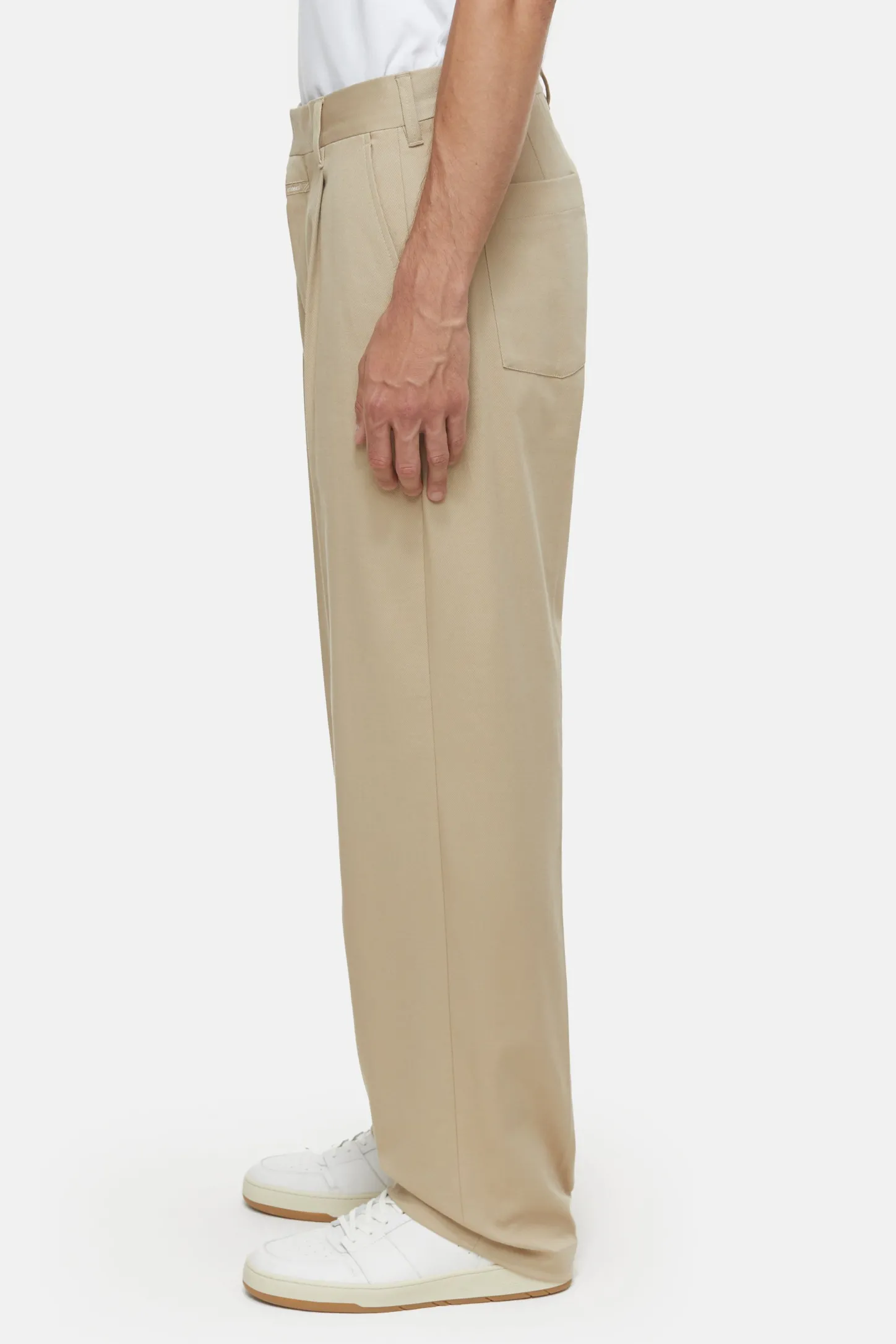 CLOSED Broek>Wijde Broek - Stijlnaam Blomberg Wijd Stedelijk Beige