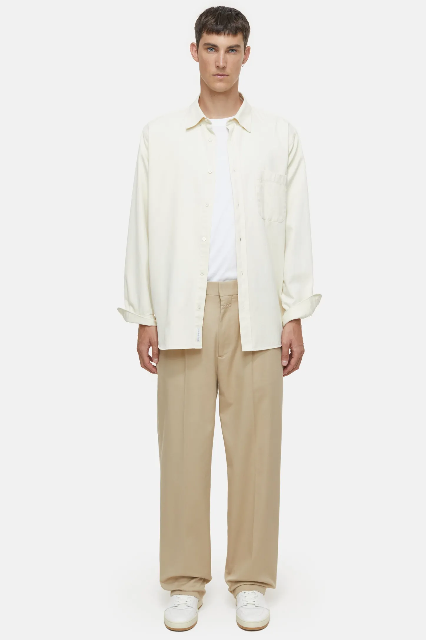 CLOSED Broek>Wijde Broek - Stijlnaam Blomberg Wijd Stedelijk Beige