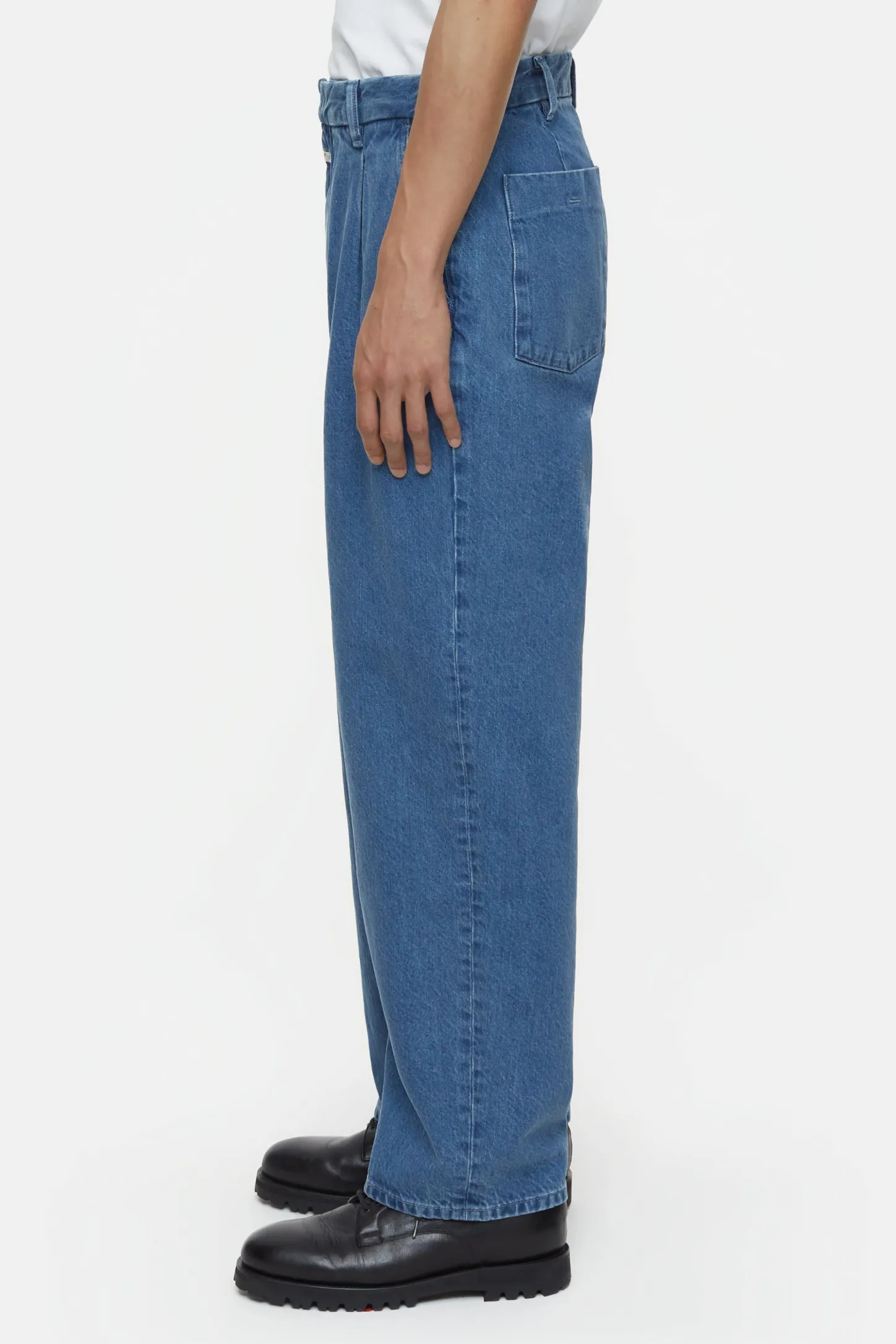 CLOSED Ontspannend>Wijde Broek - Stijlnaam Blomberg Wijd Midden Blauw