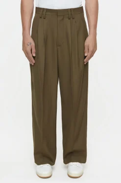 CLOSED Broek>Wijde Broek - Stijlnaam Hobart Wide Teakhout