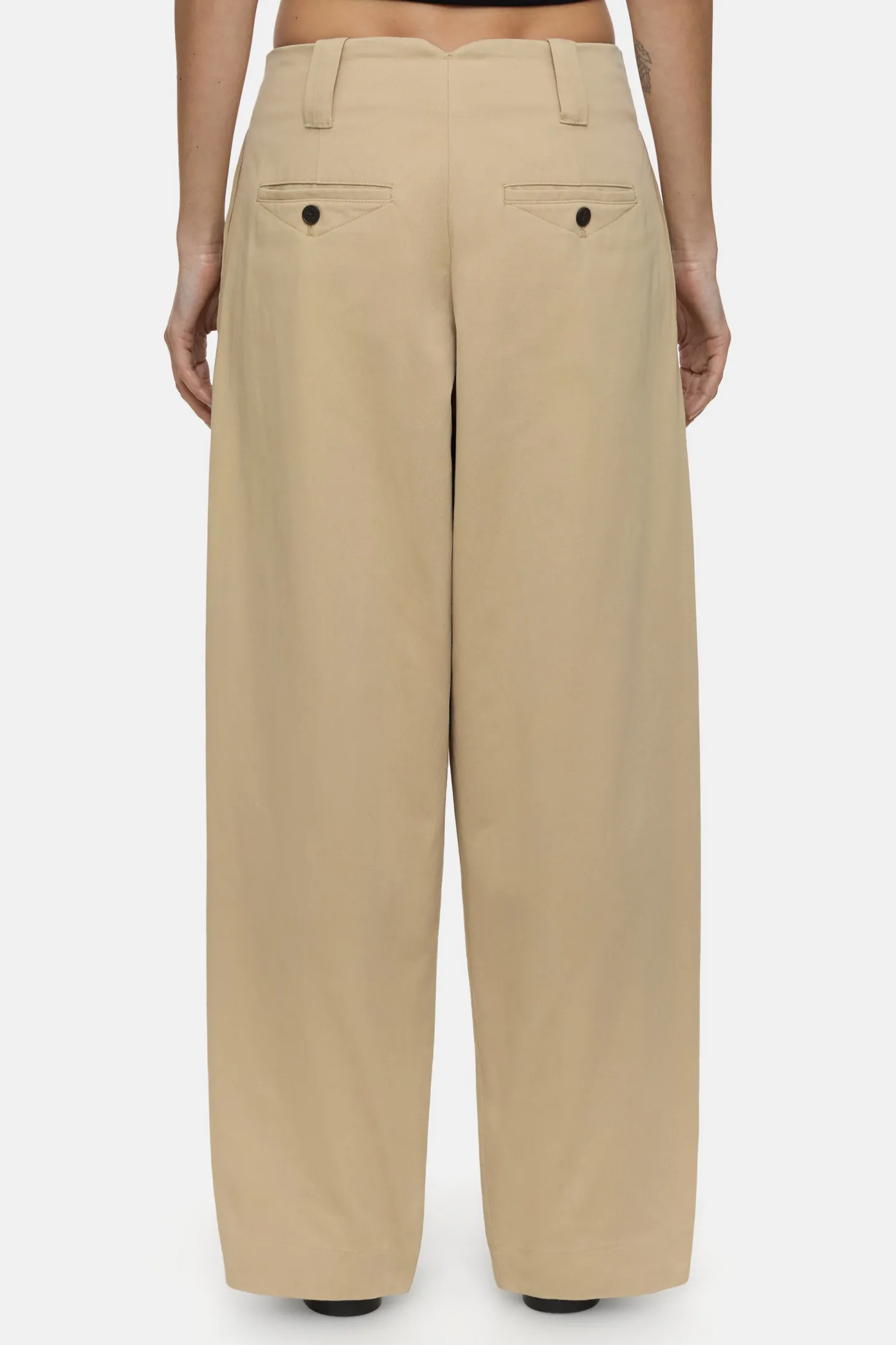 CLOSED Broek>Wijde Broek - Stijlnaam Linby Latte