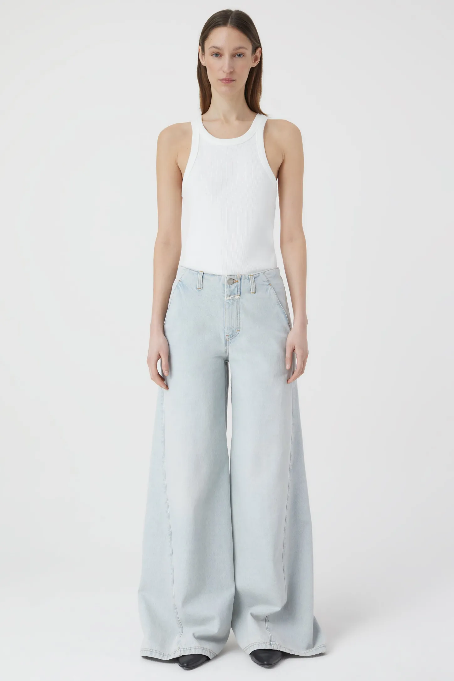 CLOSED Ras>Wijde Jeans - Stijlnaam Avan Lichtblauw