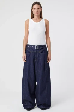 CLOSED Lange Denim>Wijde Jeans - Stijlnaam Baggy-X Donkerblauw