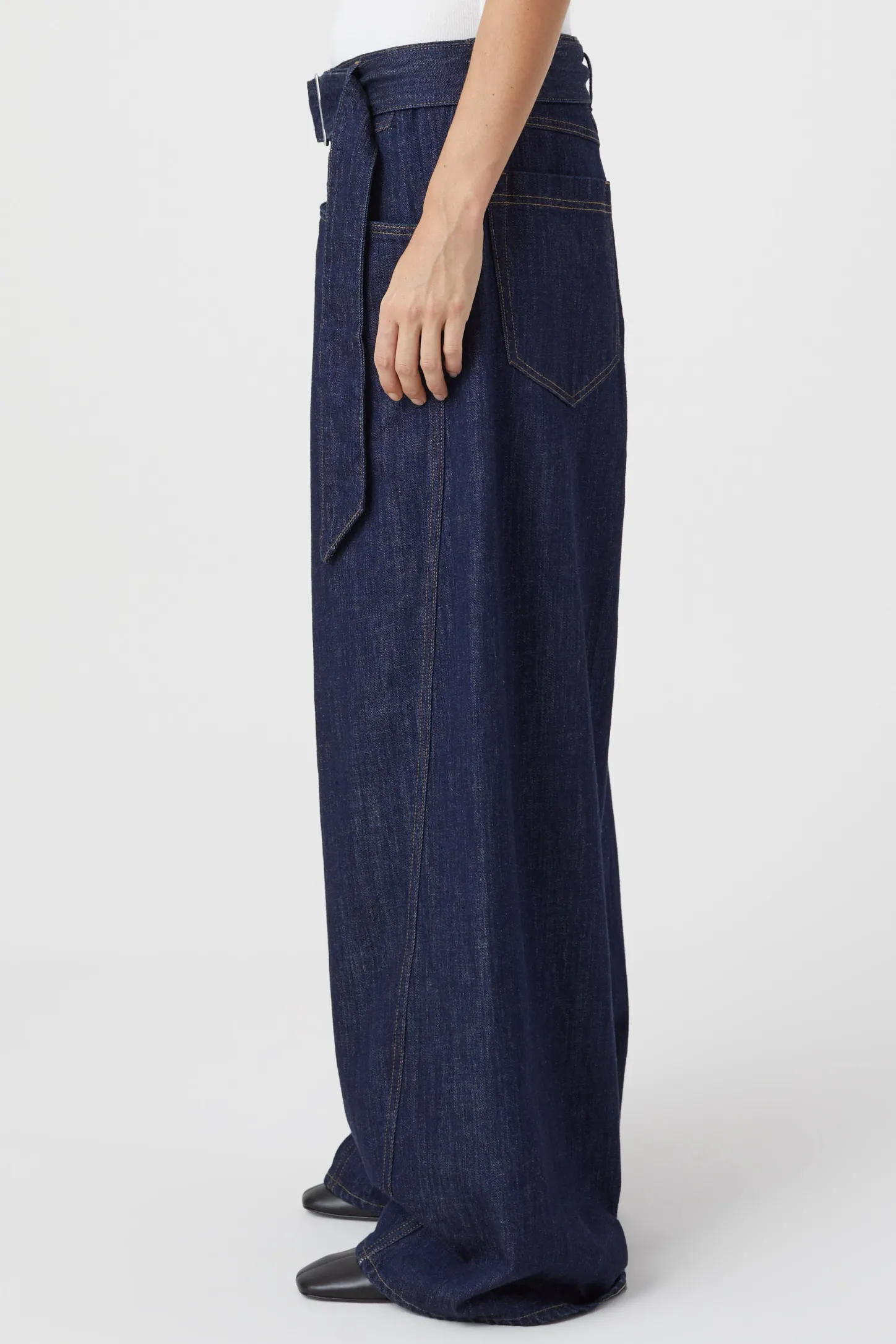 CLOSED Lange Denim>Wijde Jeans - Stijlnaam Baggy-X Donkerblauw