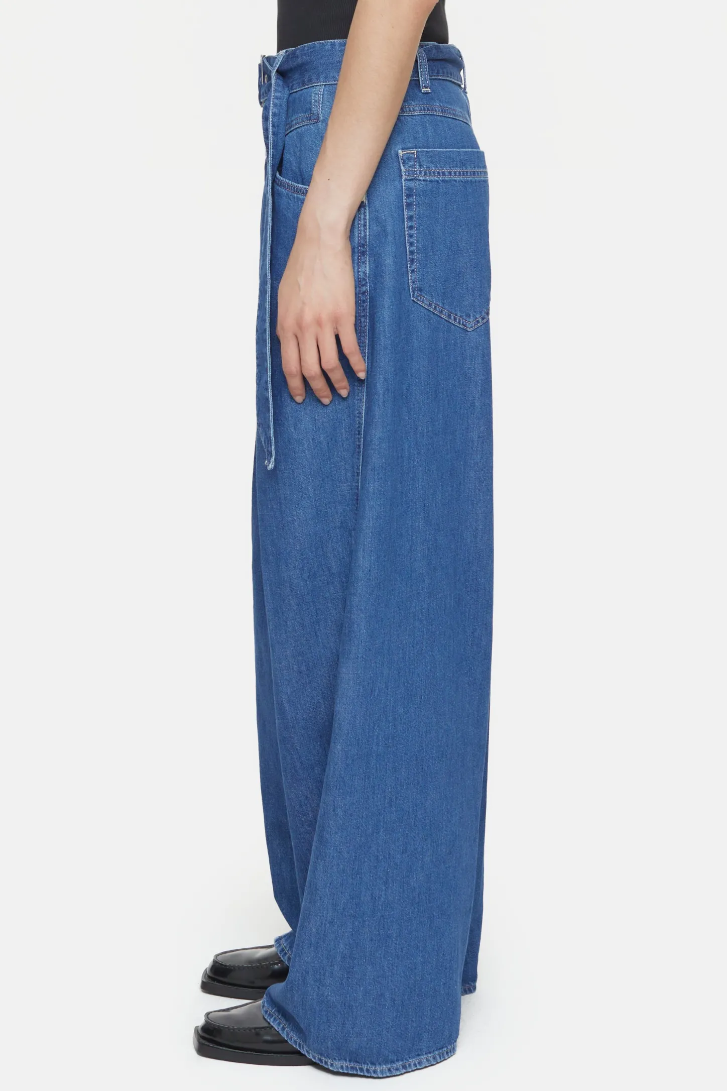 CLOSED X-Pocket-Familie>Wijde Jeans - Stijlnaam Baggy-X Donkerblauw