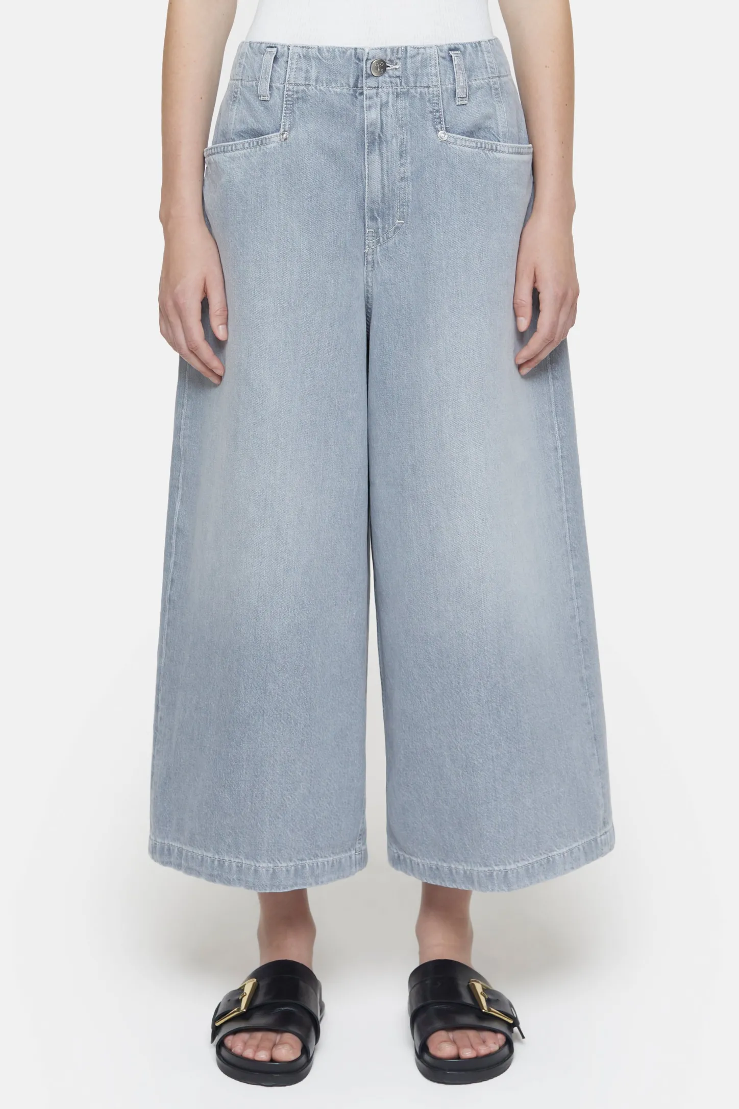 CLOSED Ras>Wijde Jeans - Stijlnaam Campton Lichtgrijs