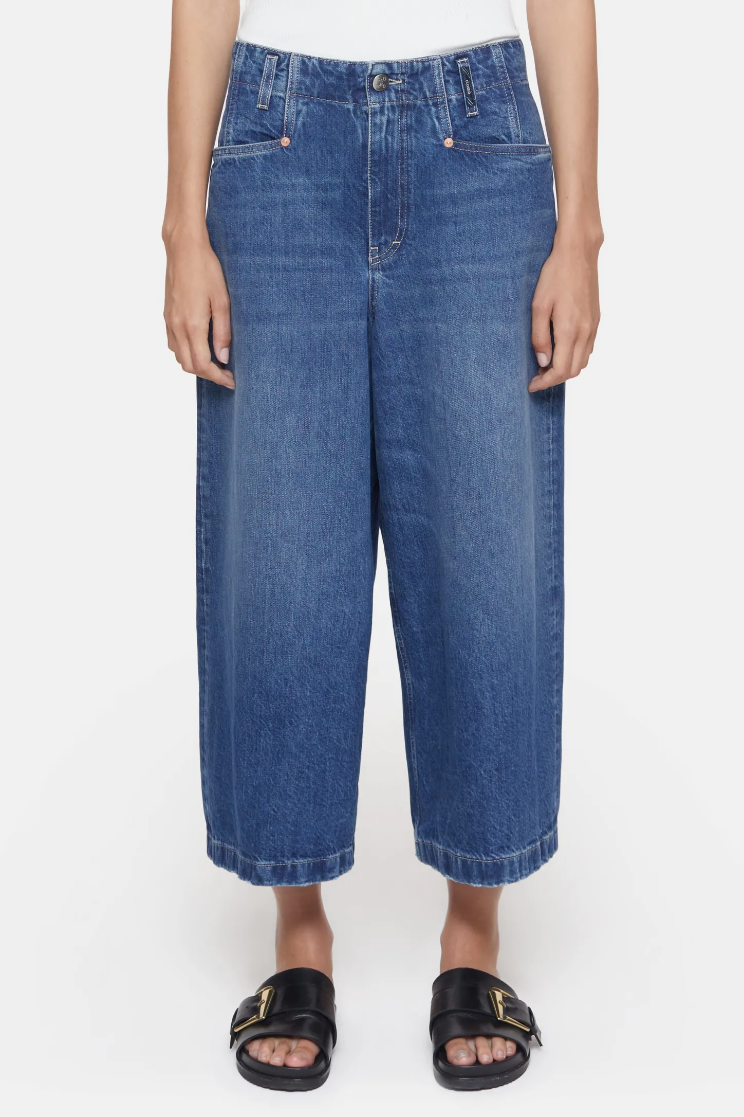 CLOSED Ontspannend>Wijde Jeans - Stijlnaam Campton Donkerblauw