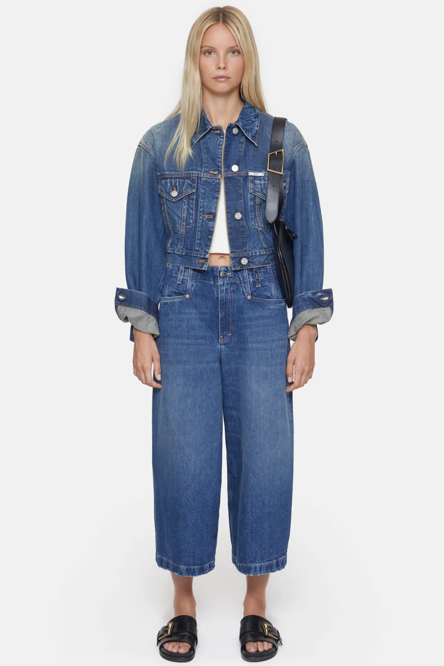 CLOSED Ontspannend>Wijde Jeans - Stijlnaam Campton Donkerblauw