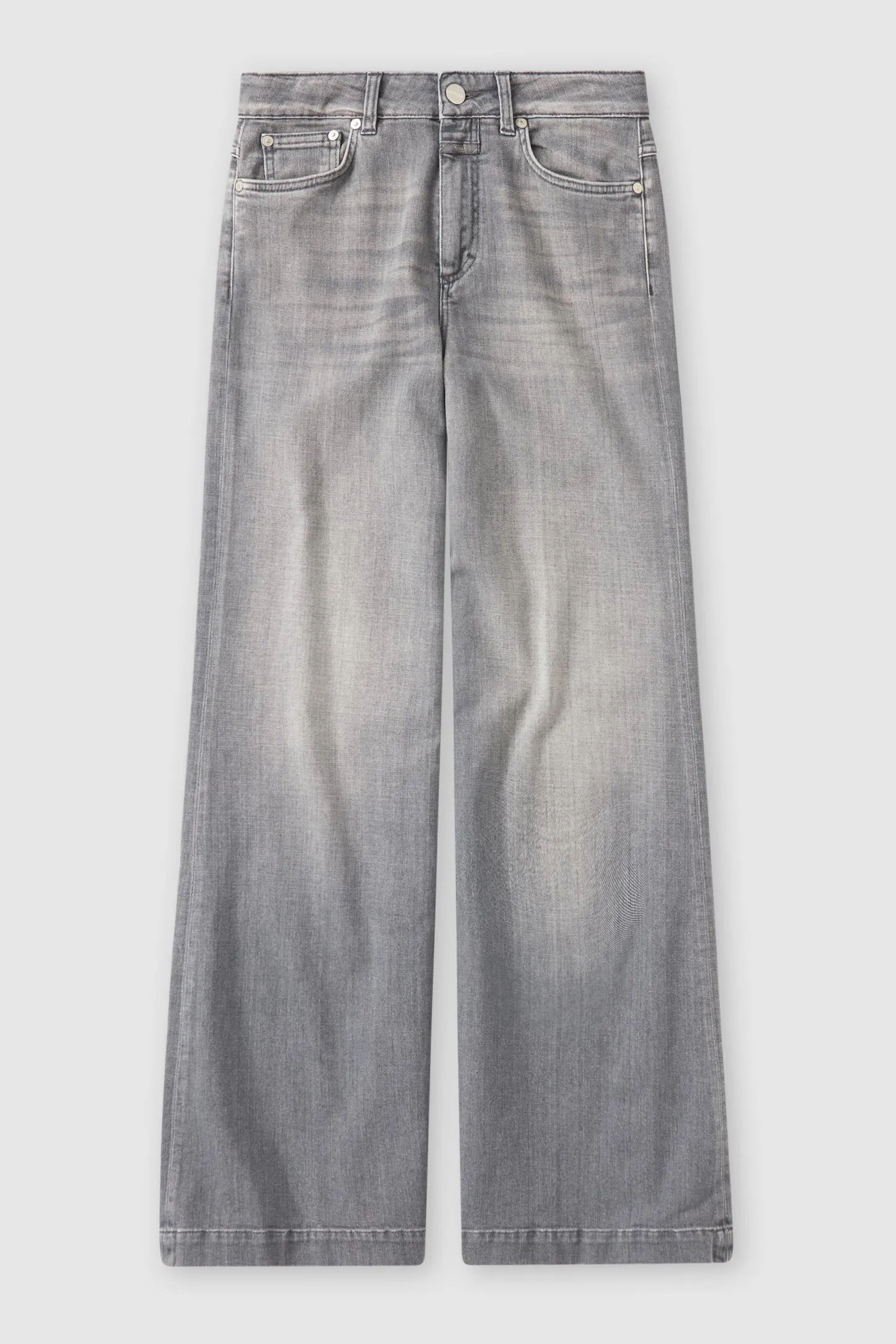 CLOSED Ras>Wijde Jeans - Stijlnaam Glow-Up Midden Grijs