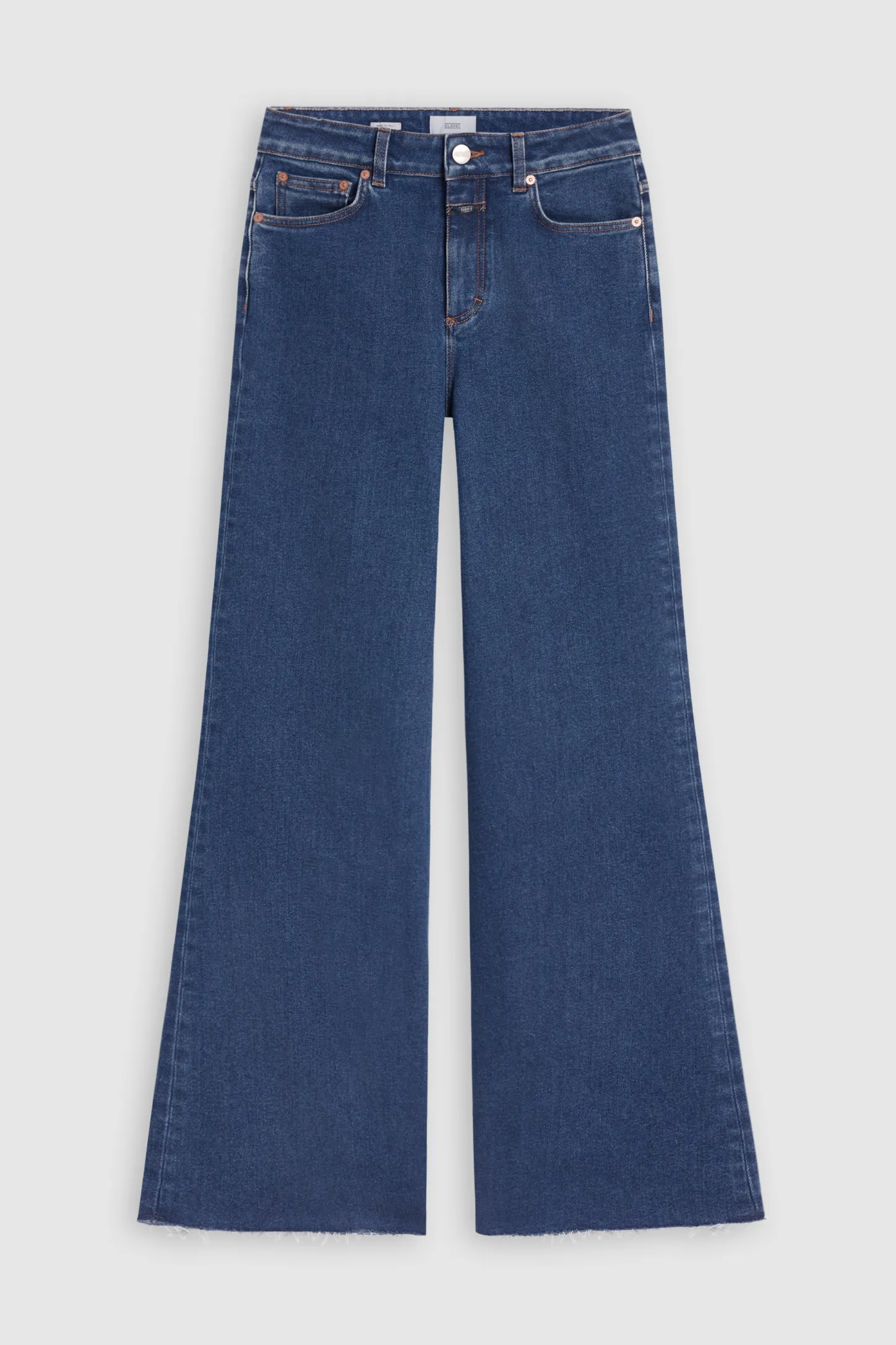 CLOSED Ras>Wijde Jeans - Stijlnaam Glow-Up Donkerblauw