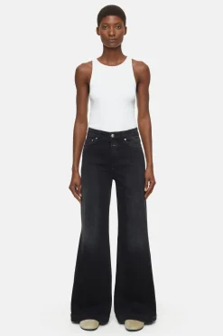 CLOSED Ras>Wijde Jeans - Stijlnaam Glow-Up Donker Grijs