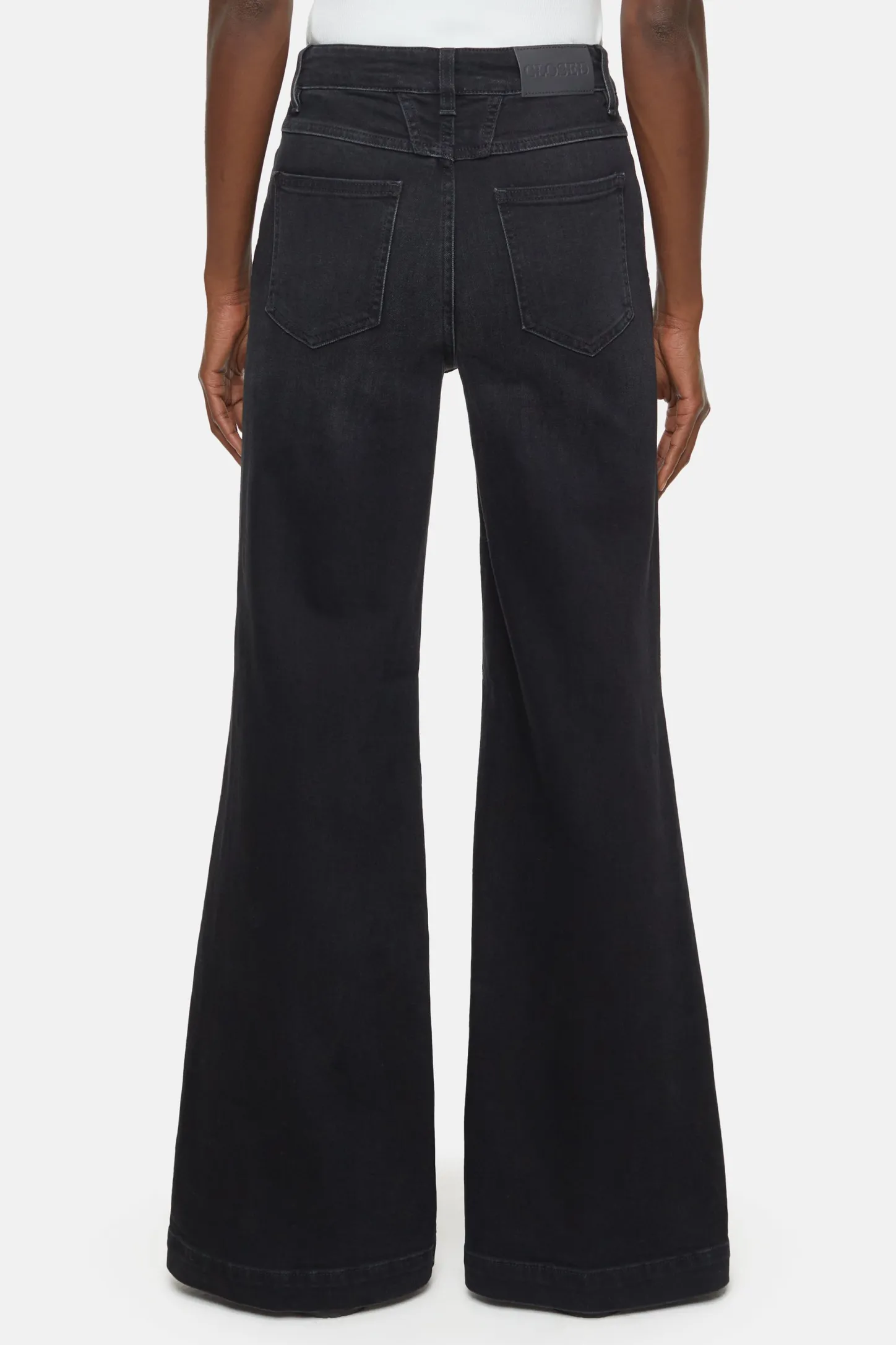 CLOSED Ras>Wijde Jeans - Stijlnaam Glow-Up Donker Grijs
