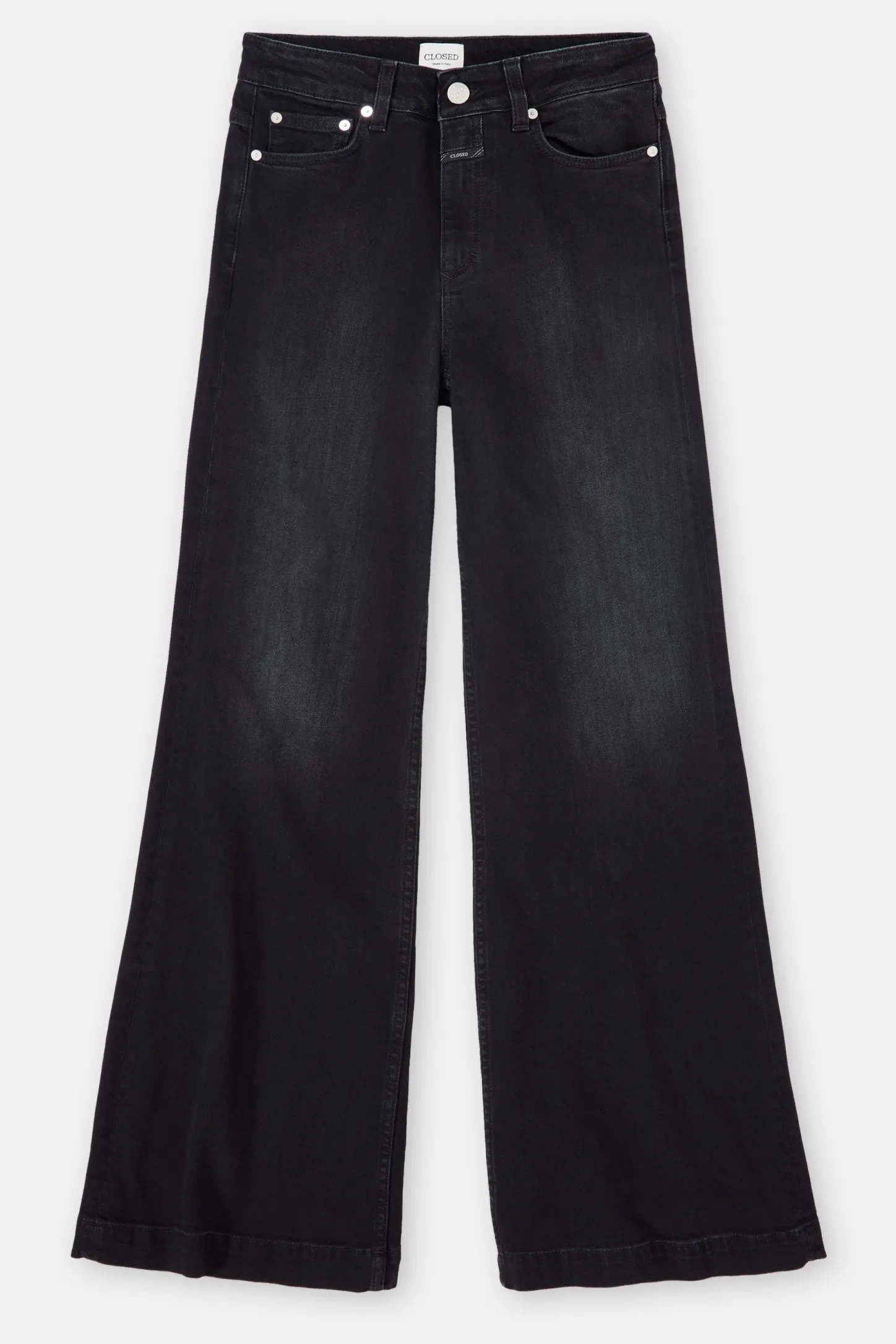 CLOSED Ras>Wijde Jeans - Stijlnaam Glow-Up Donker Grijs