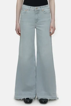 CLOSED Ras>Wijde Jeans - Stijlnaam Glow-Up Lichtgrijs