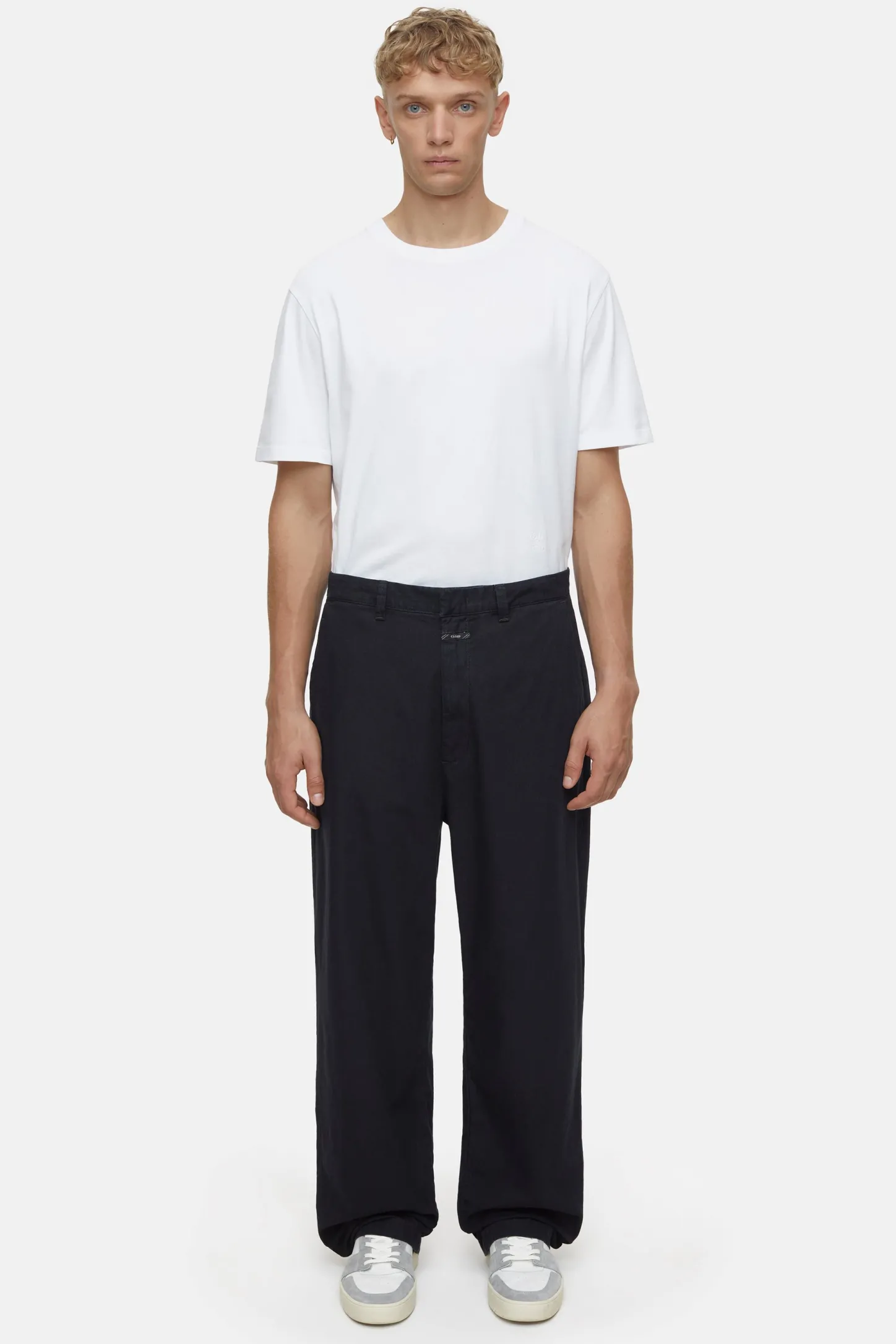 CLOSED Zwarte Broek>Wijde Jeans - Stijlnaam Livington Wide Zwartzwart