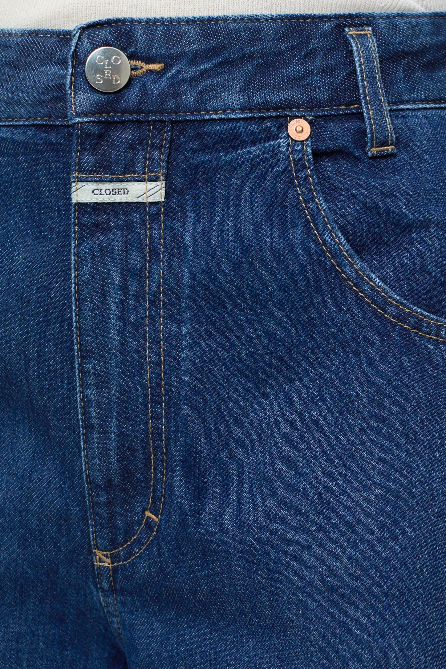 CLOSED Ras>Wijde Jeans - Stijlnaam Morus Donkerblauw