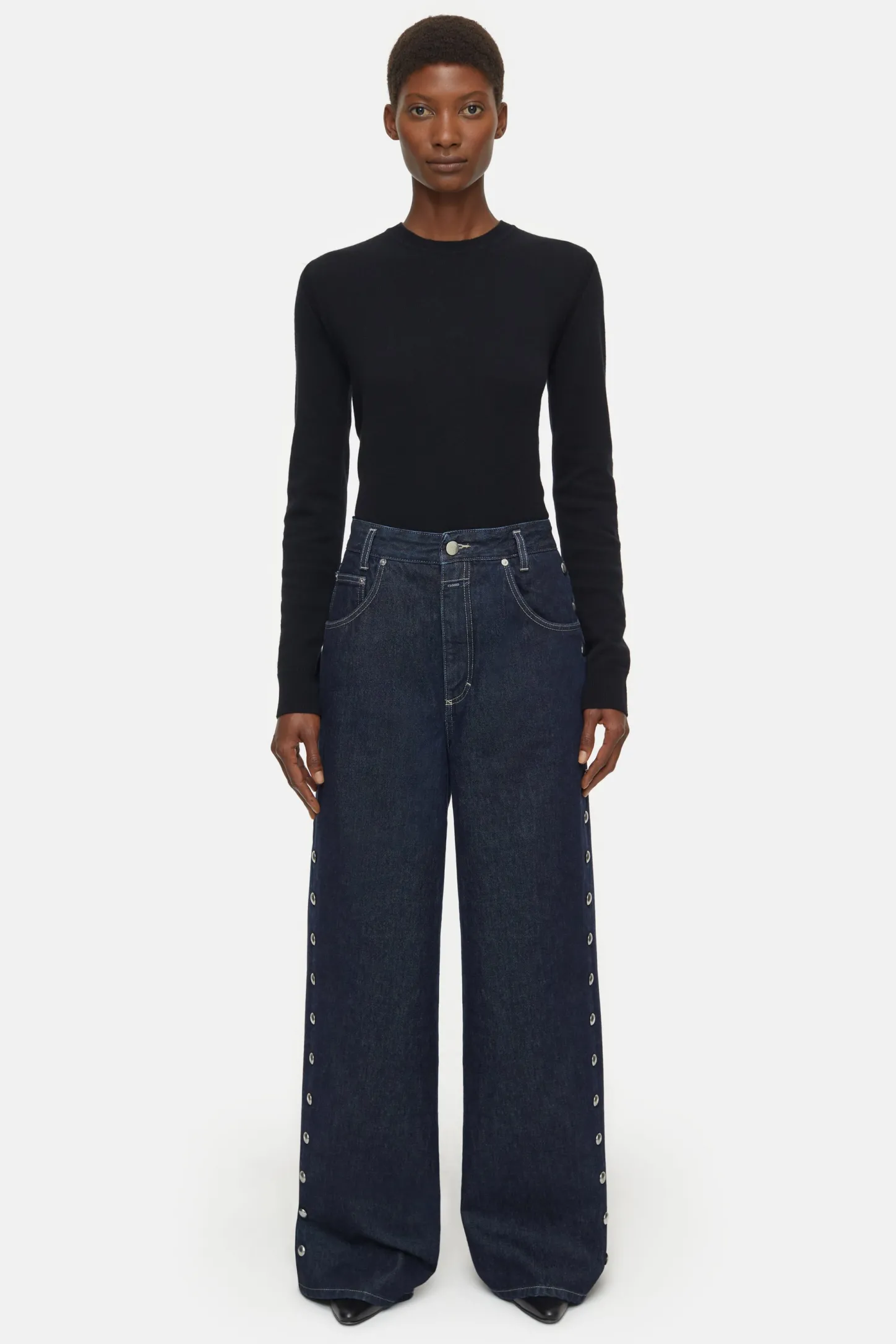 CLOSED Ras>Wijde Jeans - Stijlnaam Morus Donkerblauw