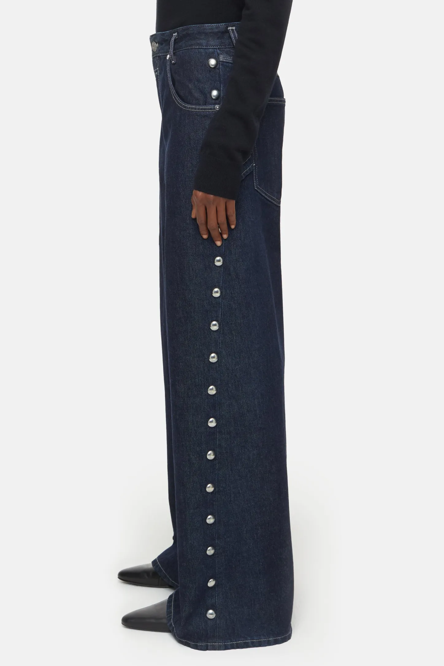 CLOSED Ras>Wijde Jeans - Stijlnaam Morus Donkerblauw