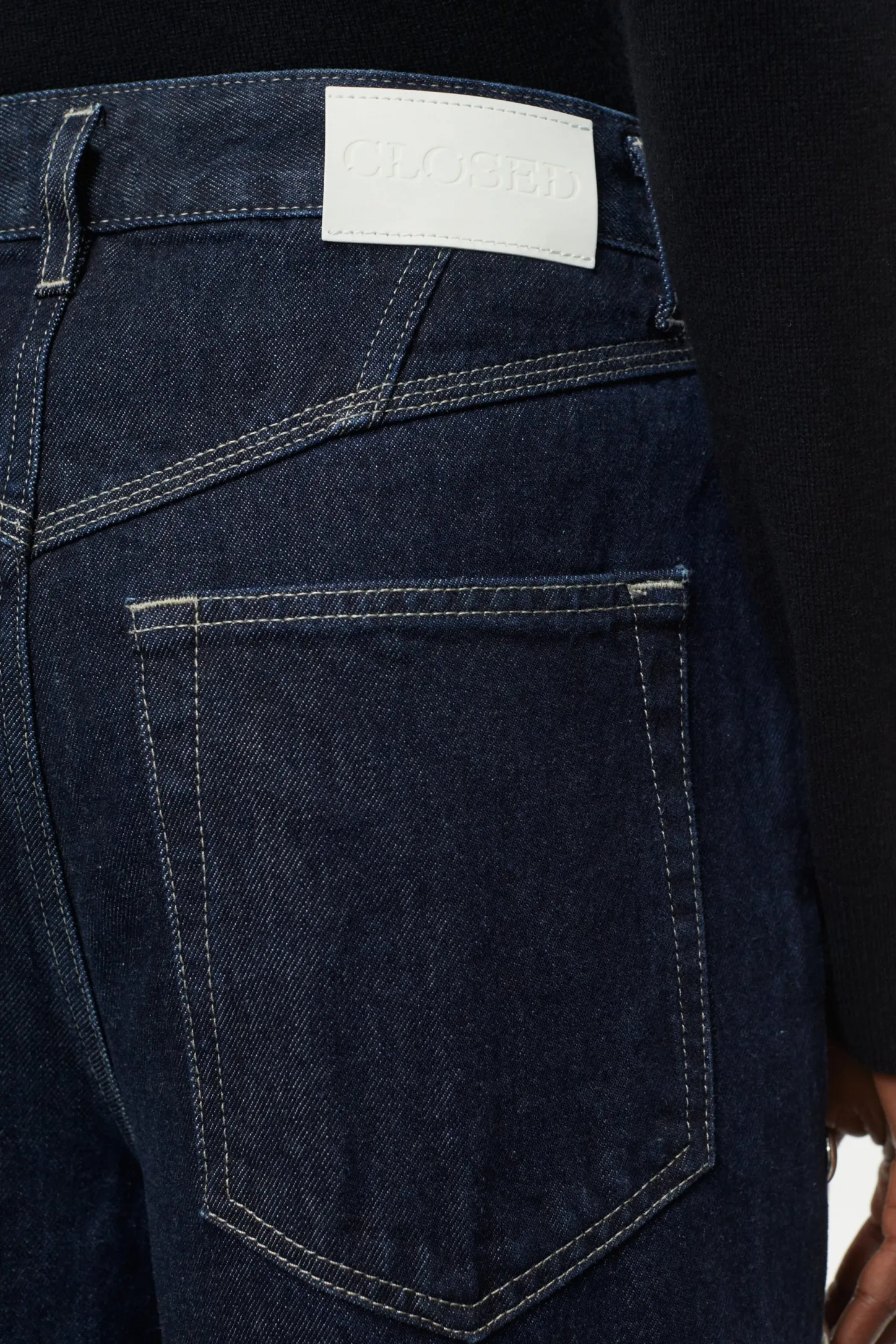 CLOSED Ras>Wijde Jeans - Stijlnaam Morus Donkerblauw