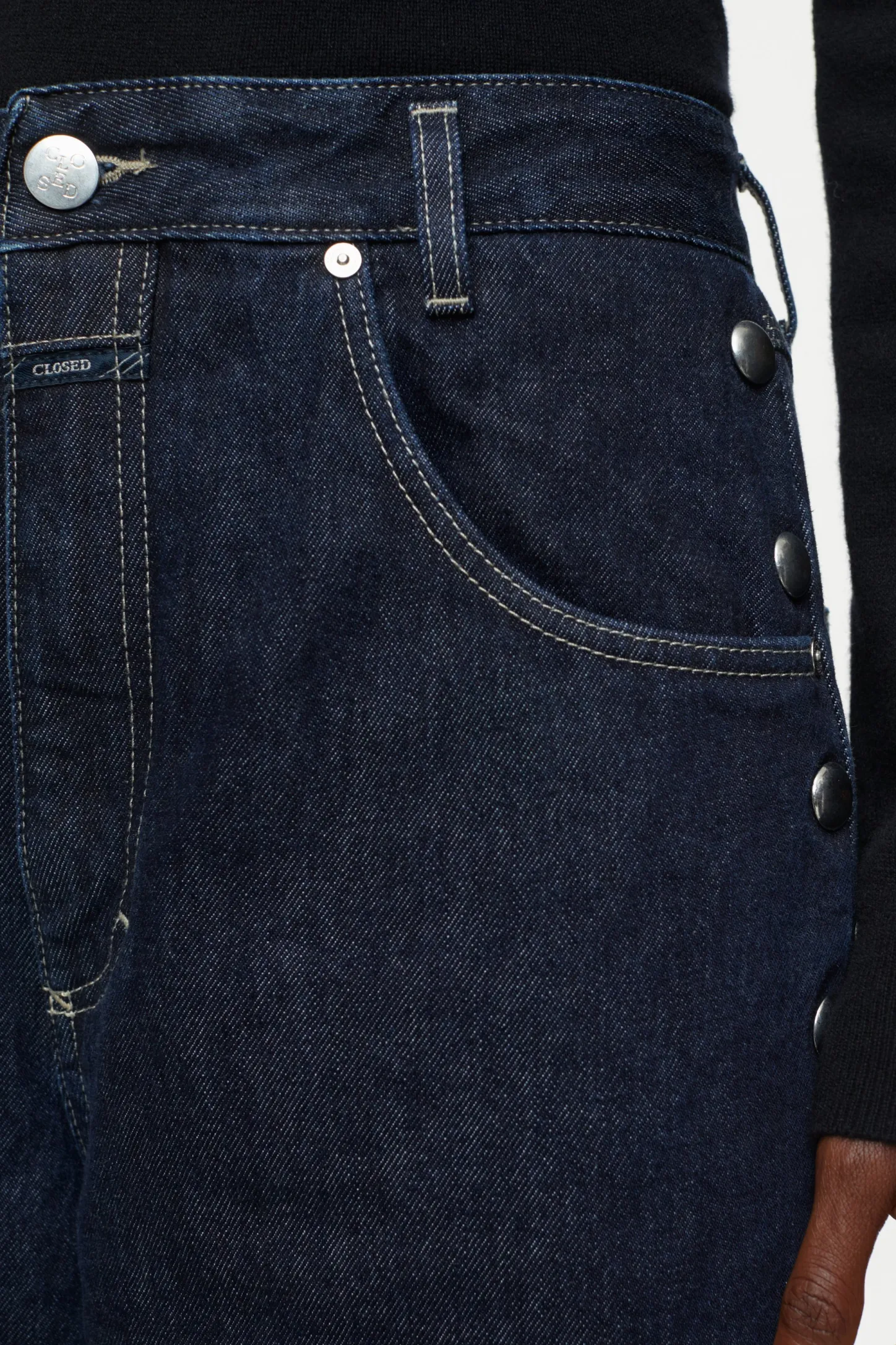 CLOSED Ras>Wijde Jeans - Stijlnaam Morus Donkerblauw