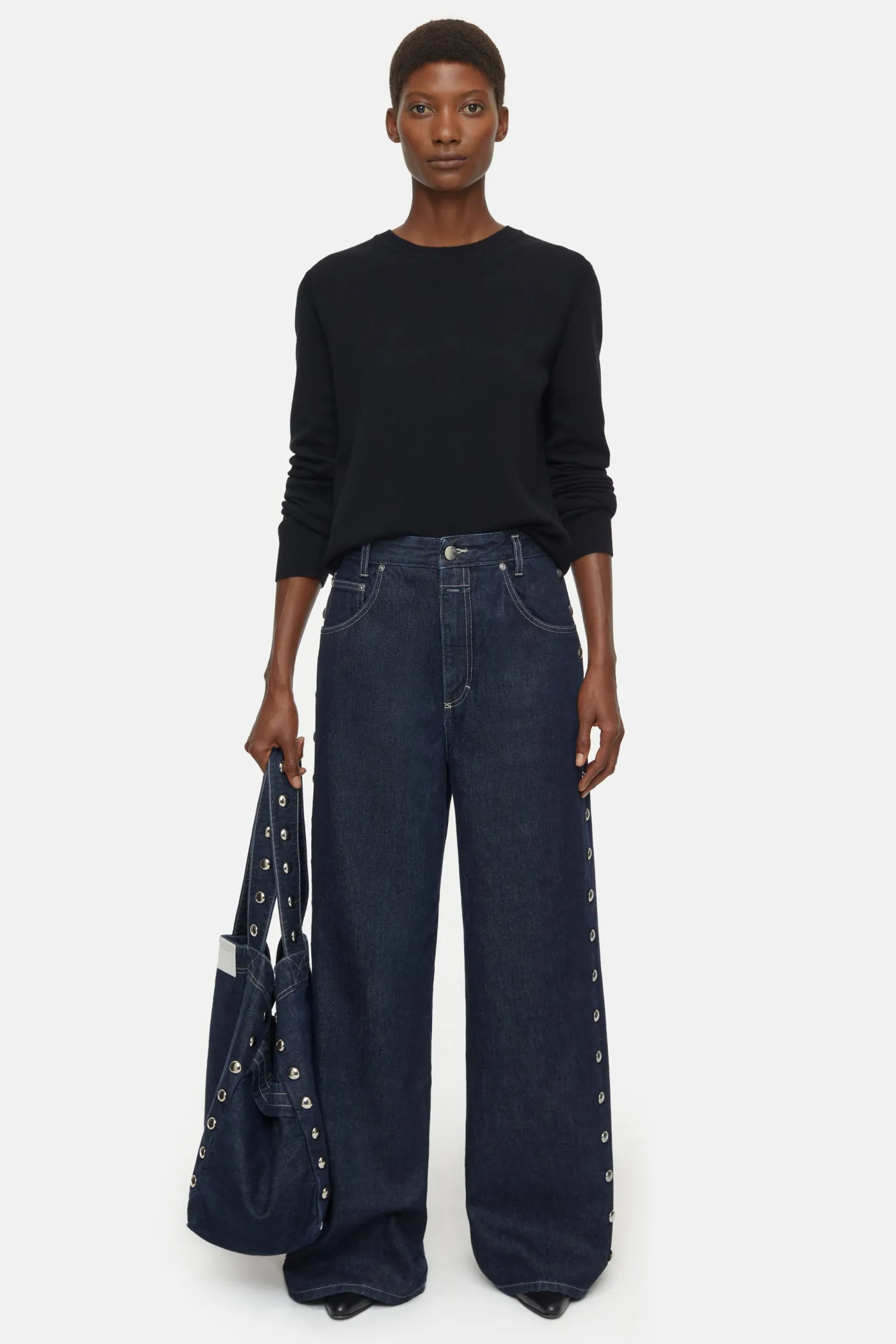 CLOSED Ras>Wijde Jeans - Stijlnaam Morus Donkerblauw