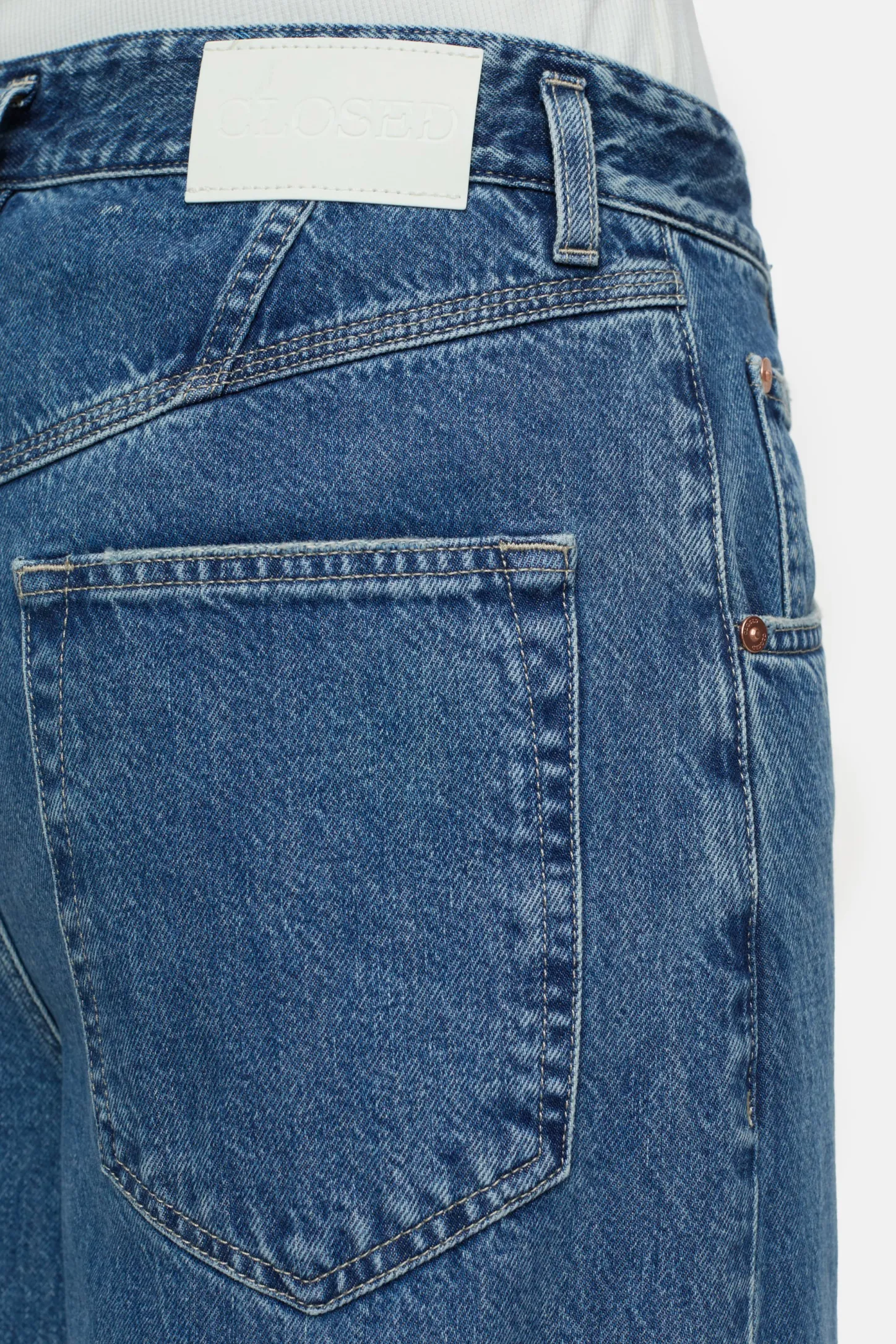CLOSED Jeans>Wijde Jeans - Stijlnaam Morus Donkerblauw