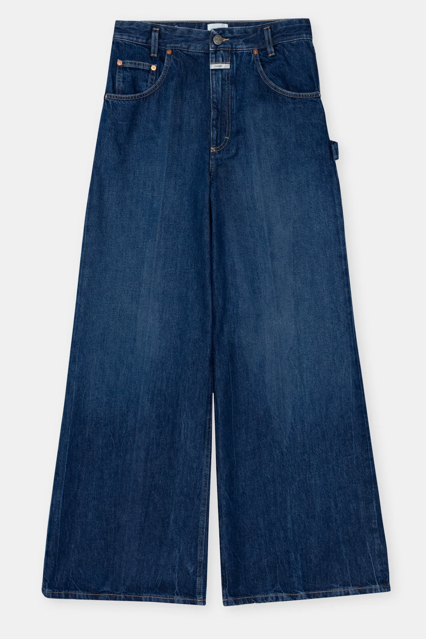 CLOSED Lange Denim>Wijde Jeans - Stijlnaam Morus Donkerblauw