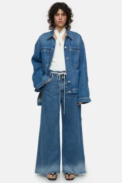 CLOSED Ras>Wijde Jeans - Stijlnaam Morus Donkerblauw