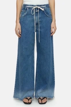 CLOSED Ras>Wijde Jeans - Stijlnaam Morus Donkerblauw