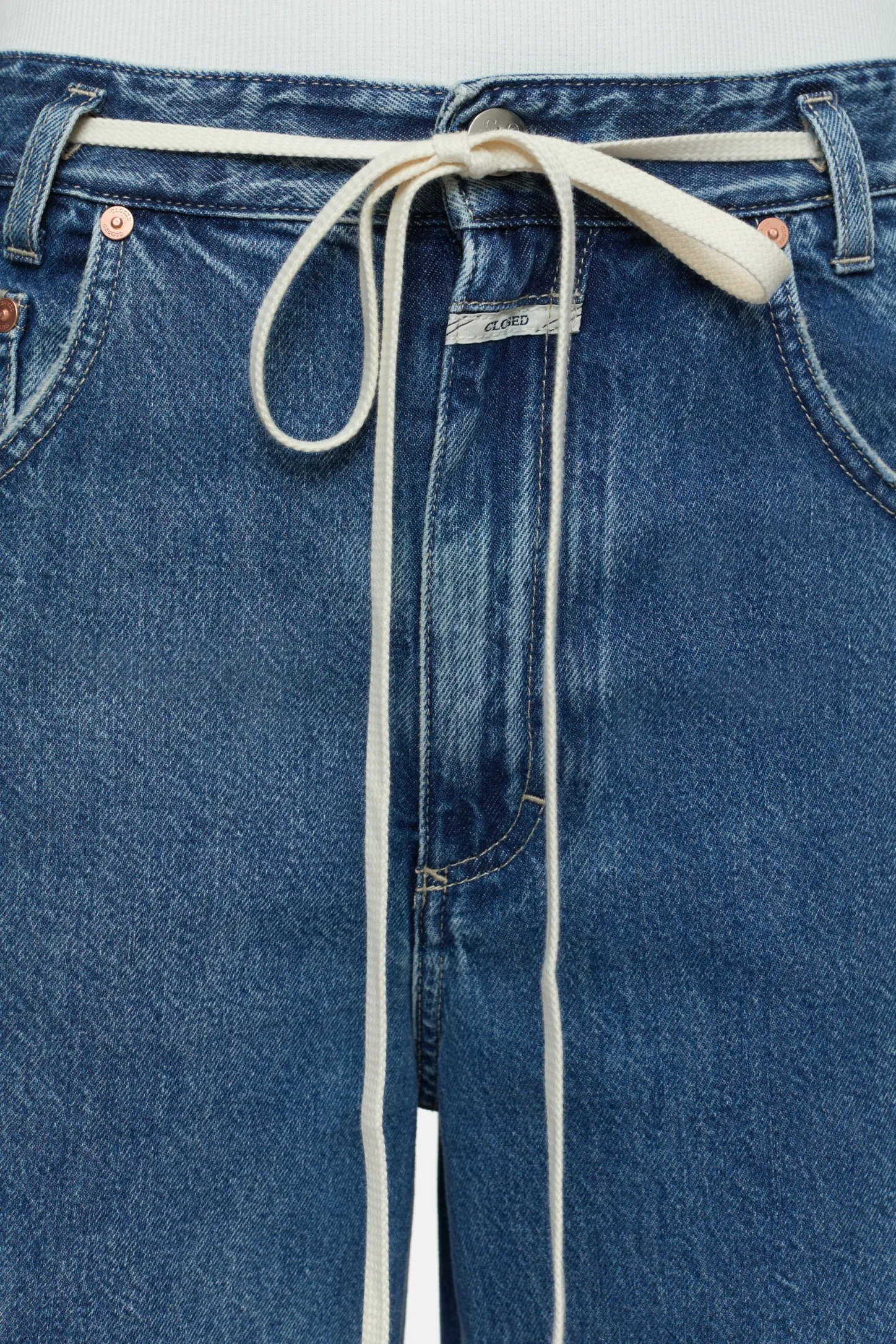 CLOSED Ras>Wijde Jeans - Stijlnaam Morus Donkerblauw