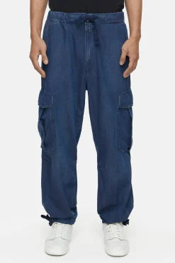 CLOSED Blauwe Spijkerbroek>Wijde Jeans - Stijlnaam Newport Wide Donkerblauw