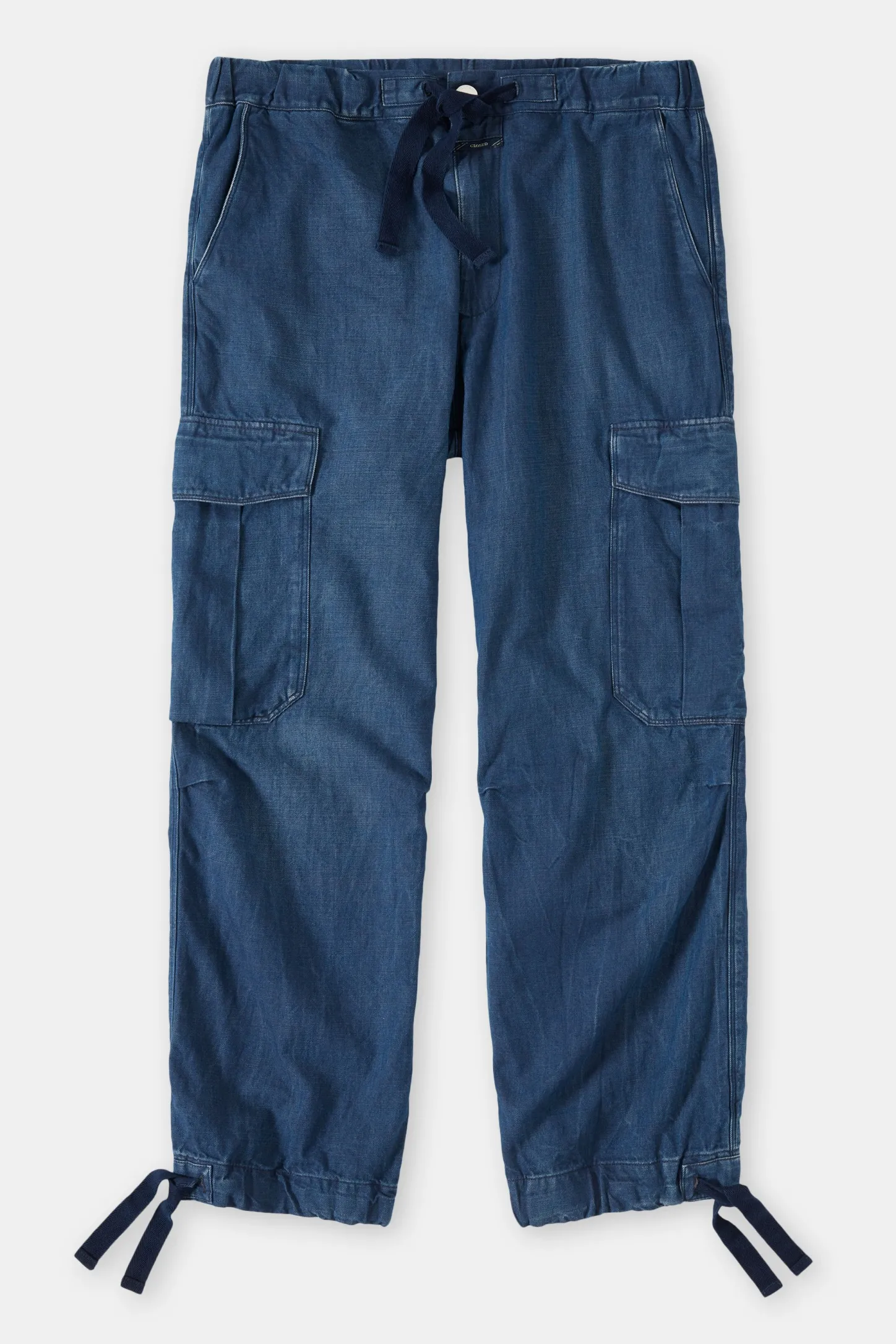 CLOSED Blauwe Spijkerbroek>Wijde Jeans - Stijlnaam Newport Wide Donkerblauw