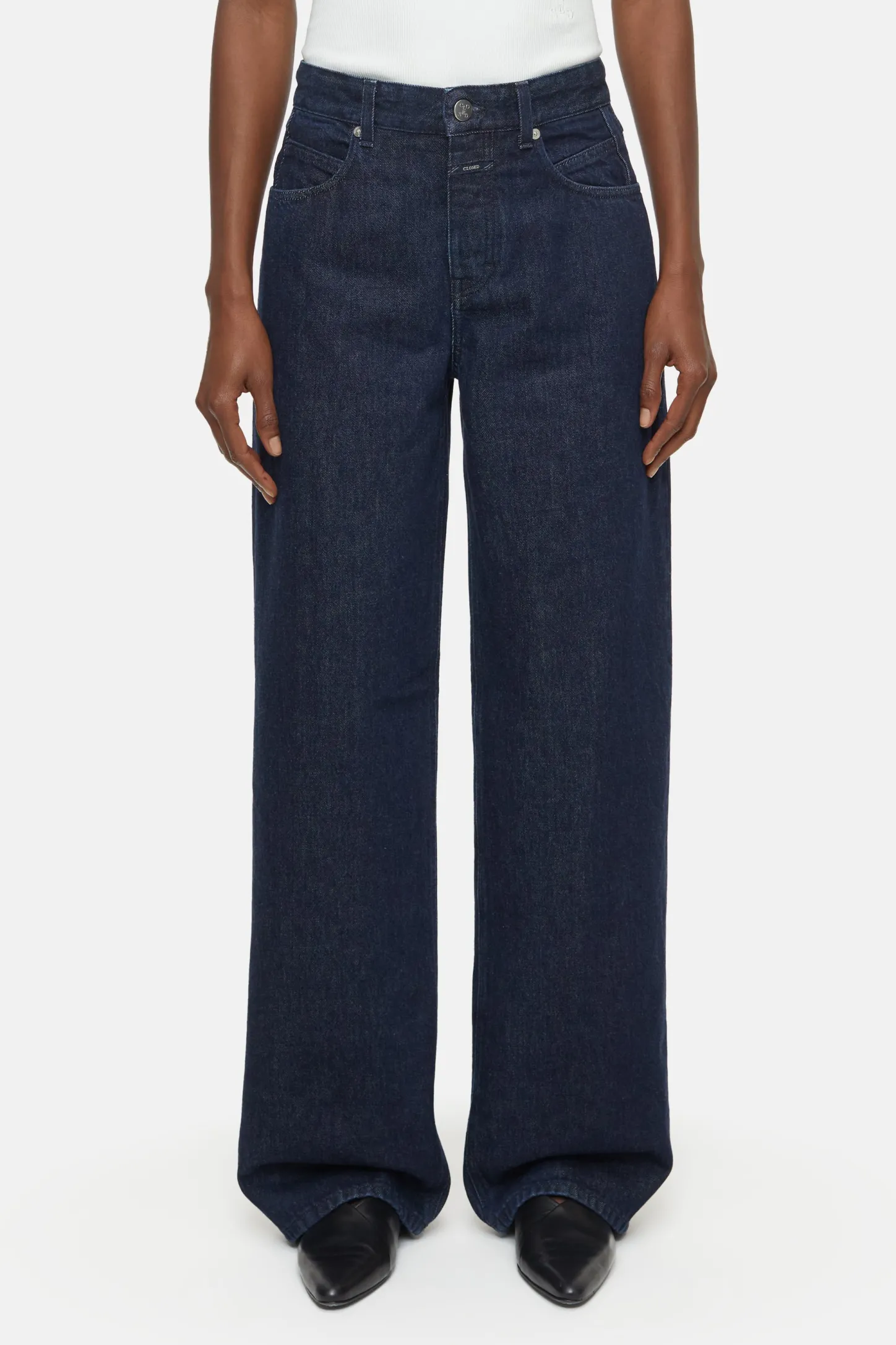 CLOSED Ras>Wijde Jeans - Stijlnaam Nikka Donkerblauw