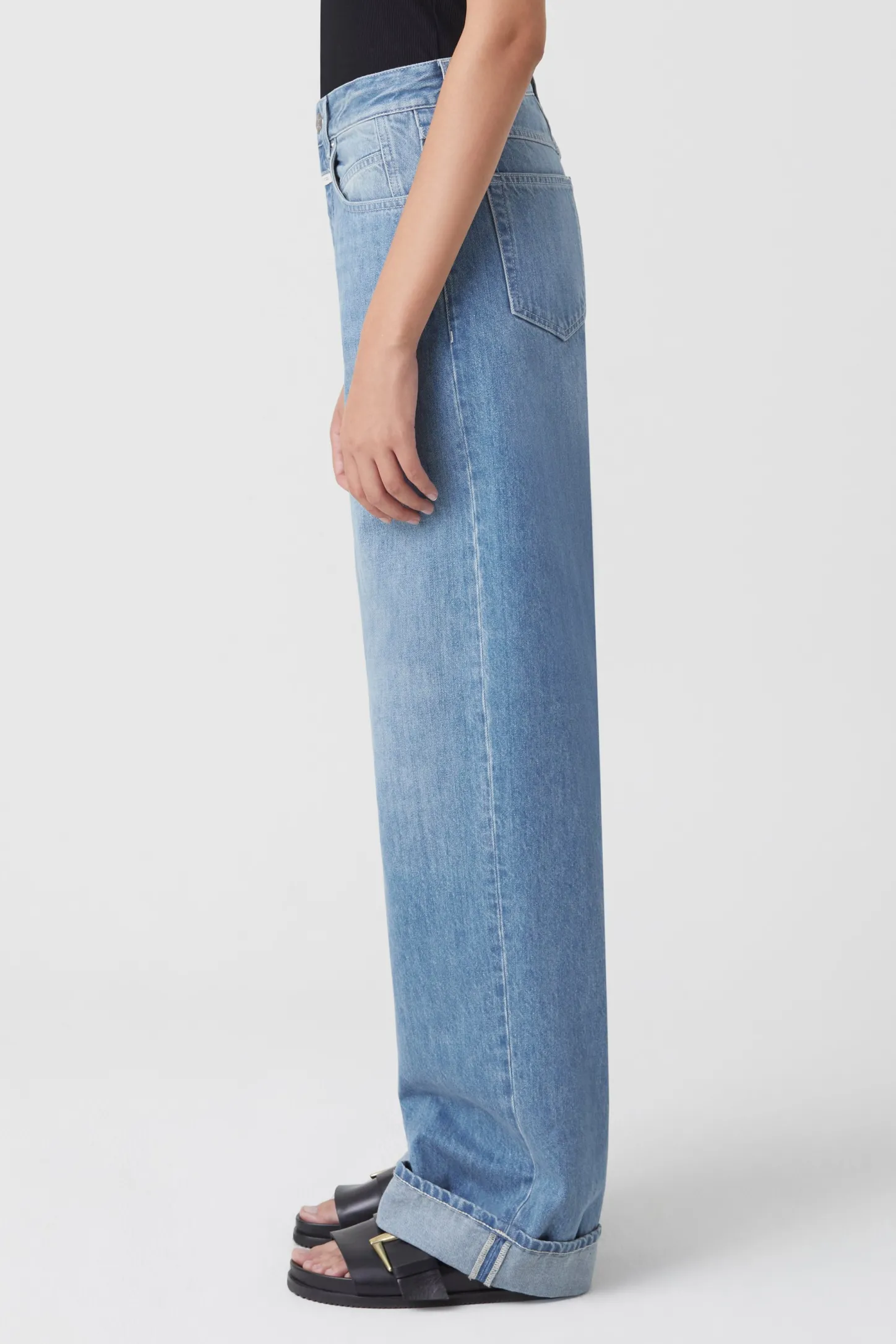 CLOSED Ras>Wijde Jeans - Stijlnaam Nikka Midden Blauw